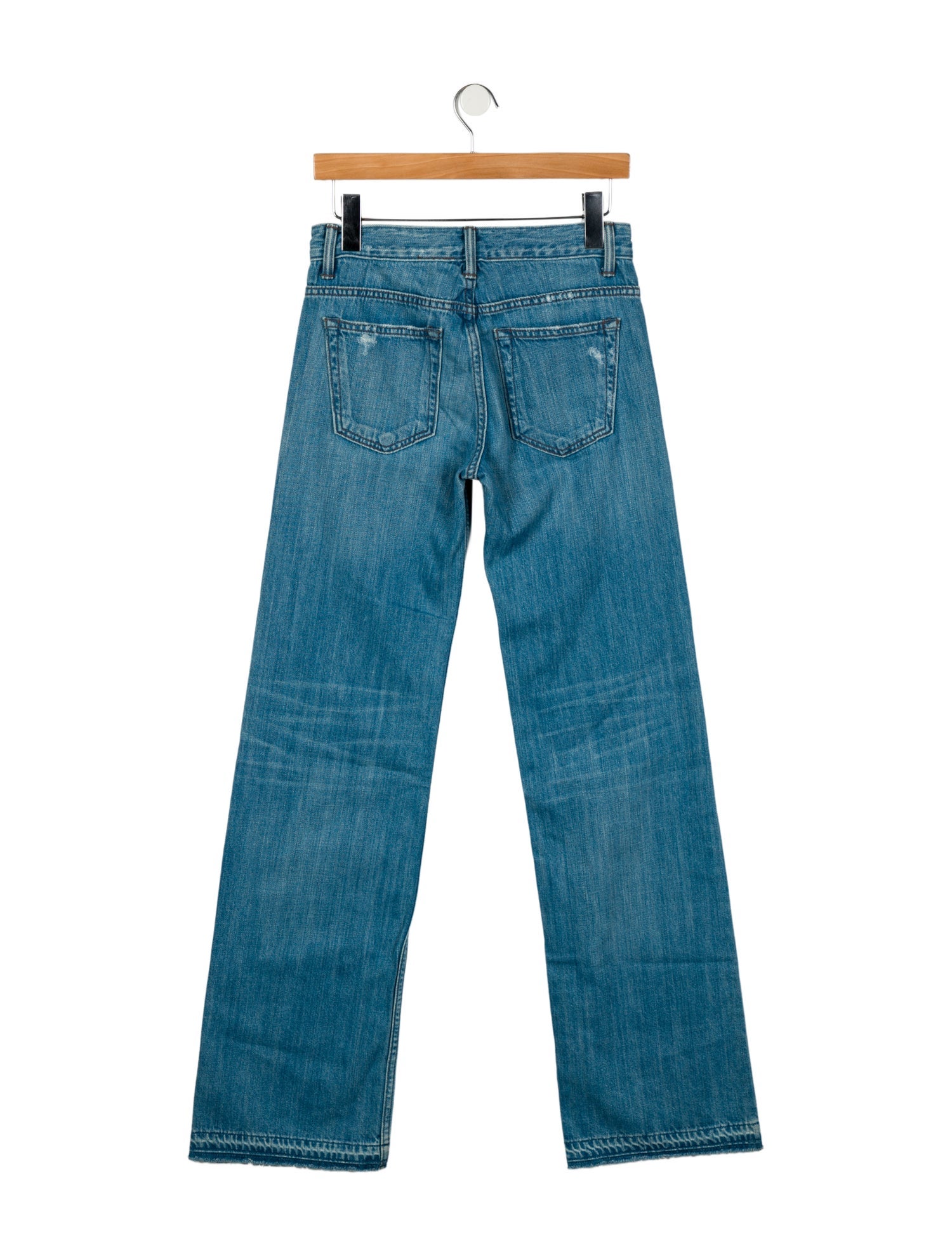 Helmut Lang Mid-Rise Wide Leg Jeans