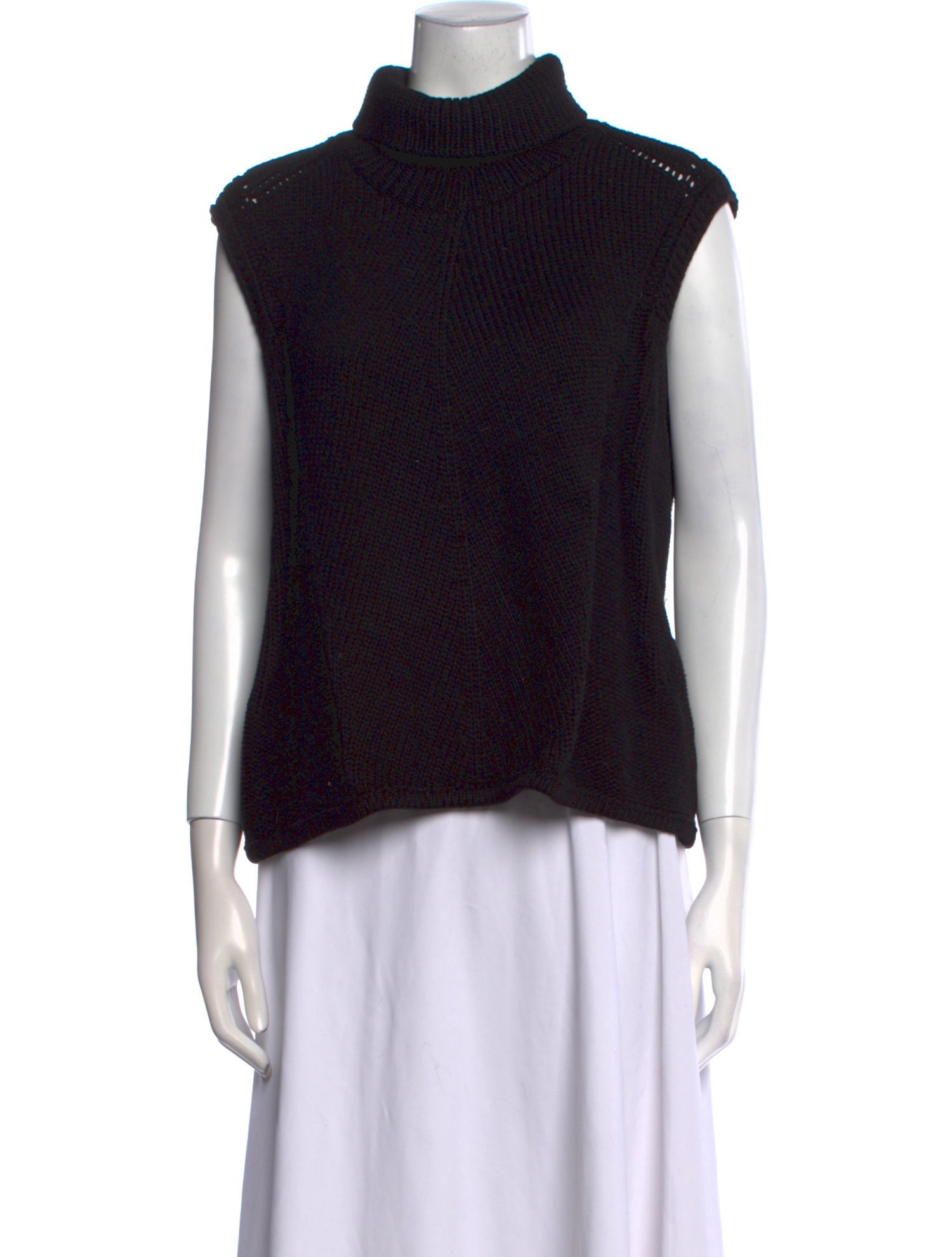 Helmut Lang Turtleneck Sleeveless Top