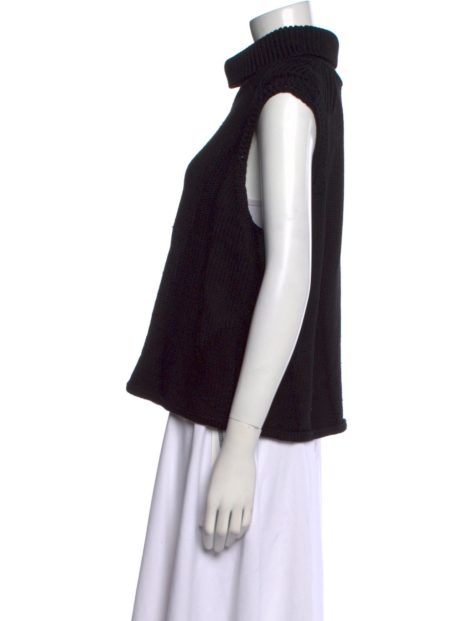 Helmut Lang Turtleneck Sleeveless Top