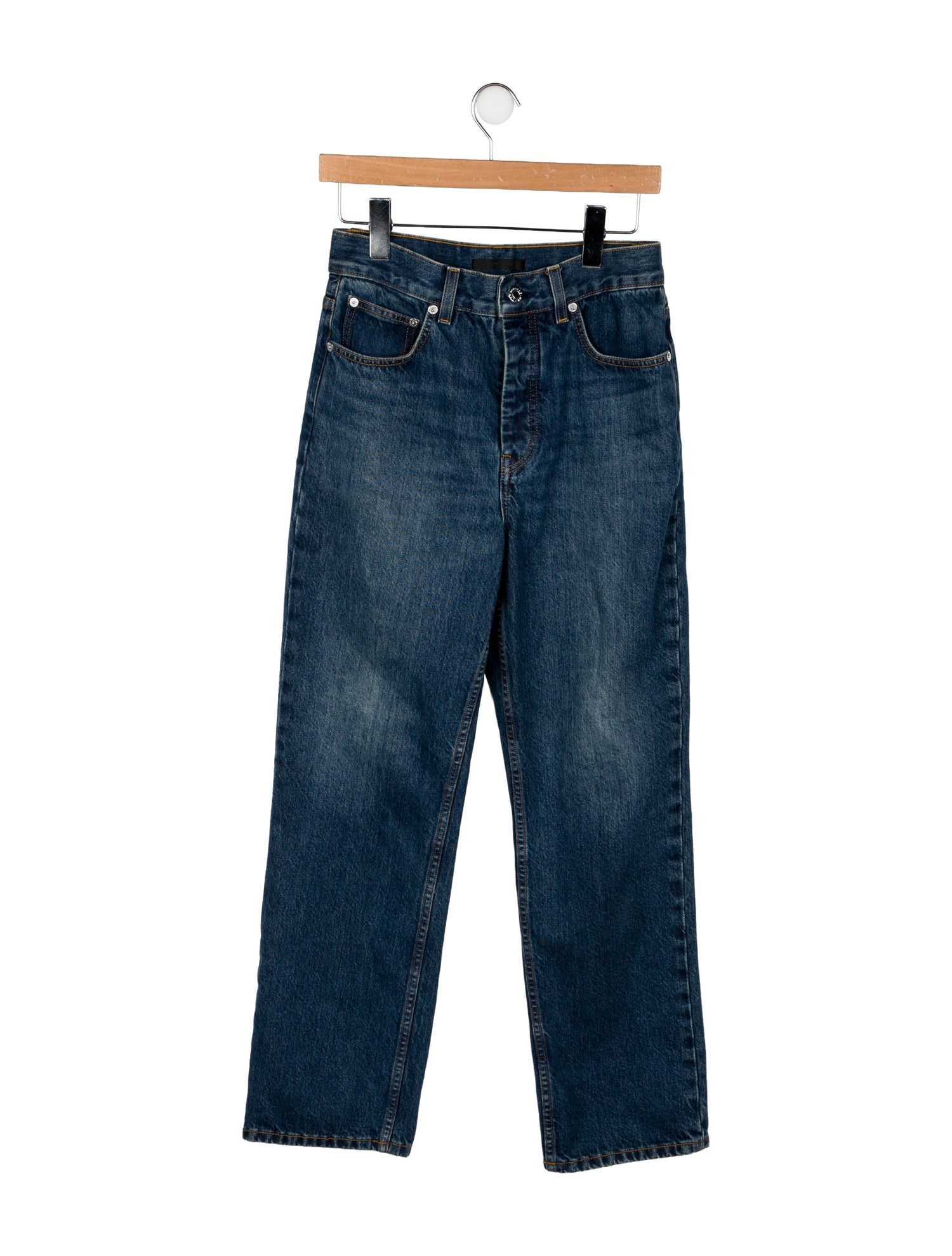 Helmut Lang High-Rise Straight Leg Jeans