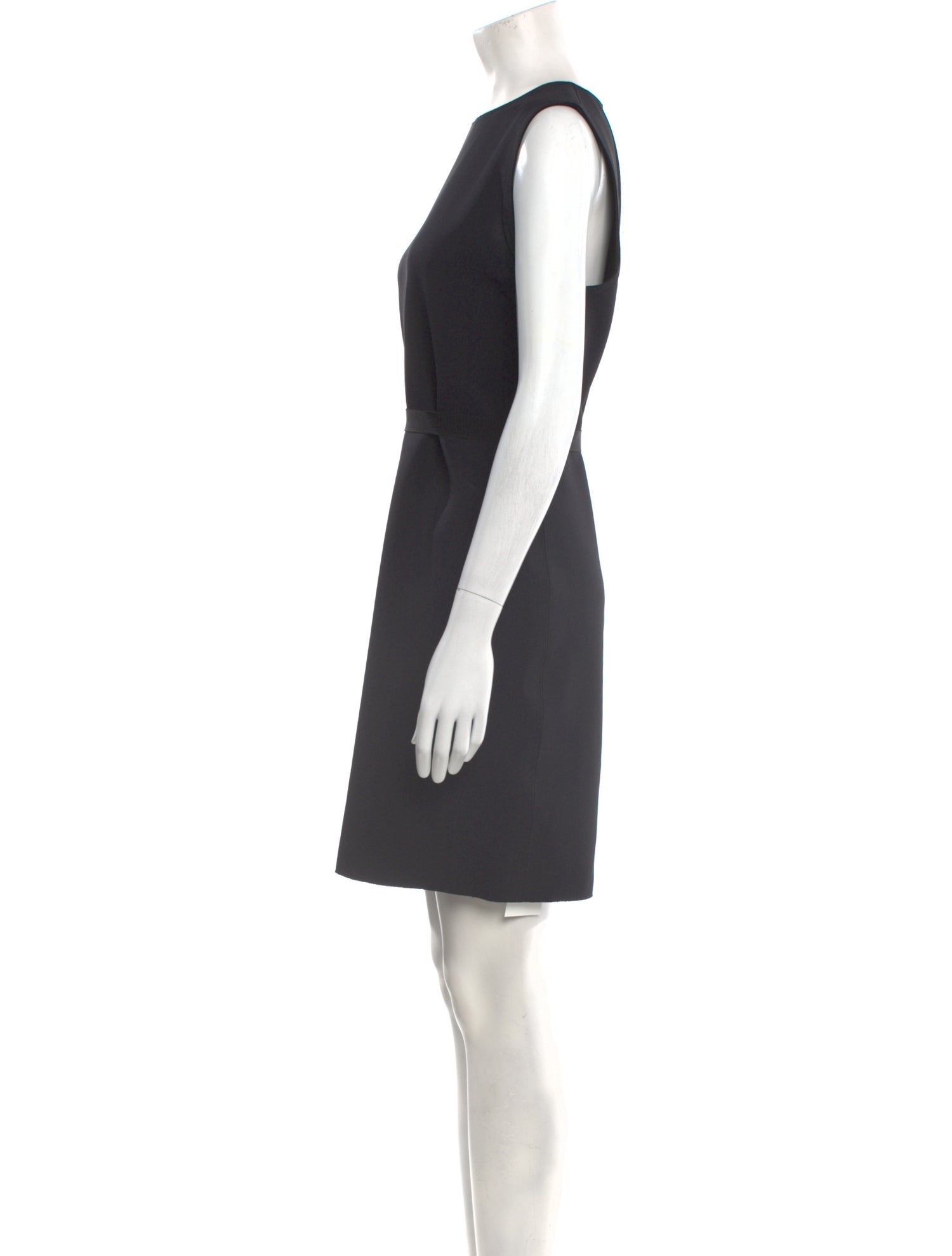 Helmut Lang Crew Neck Mini Dress