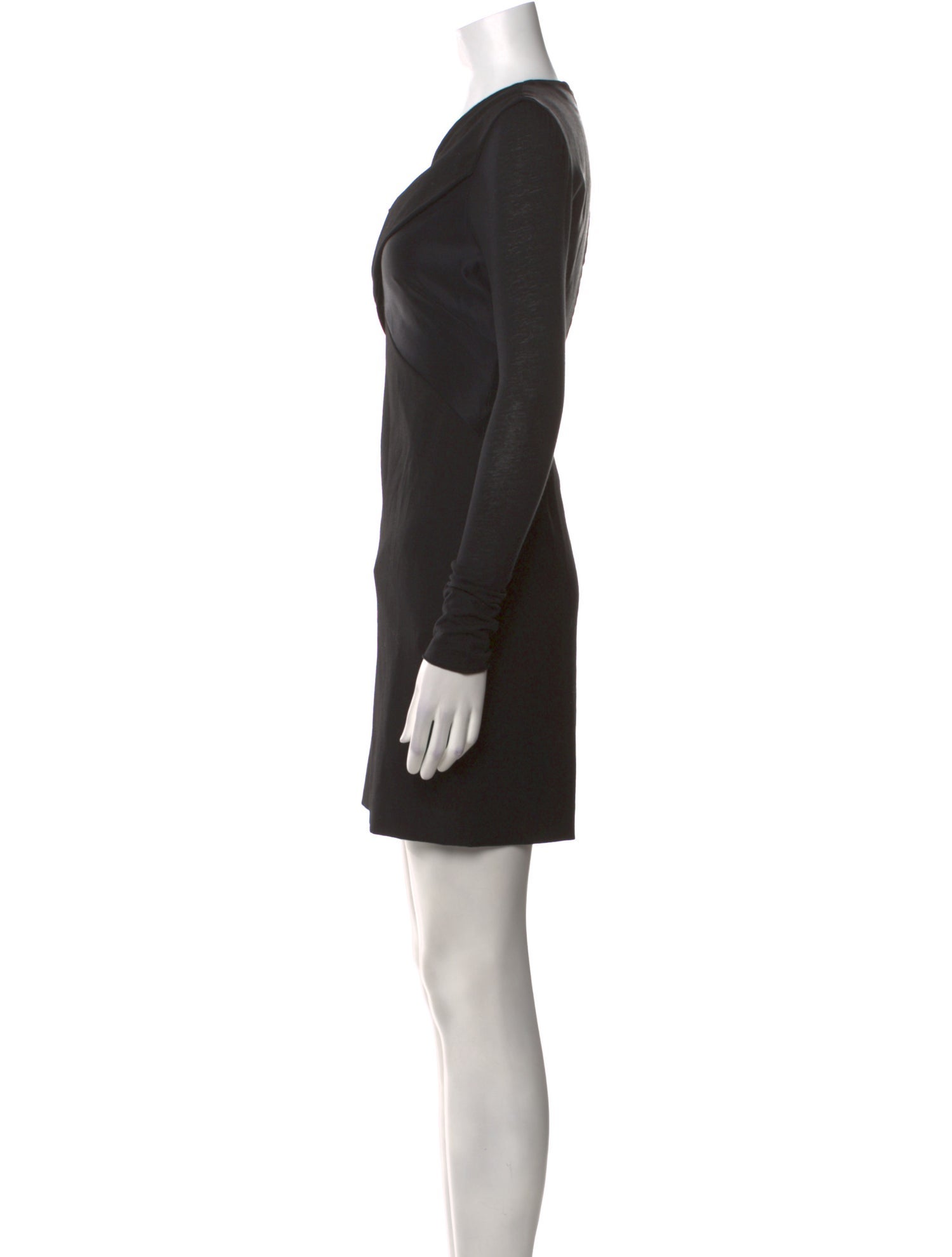 Helmut Lang Cowl Neck Mini Dress