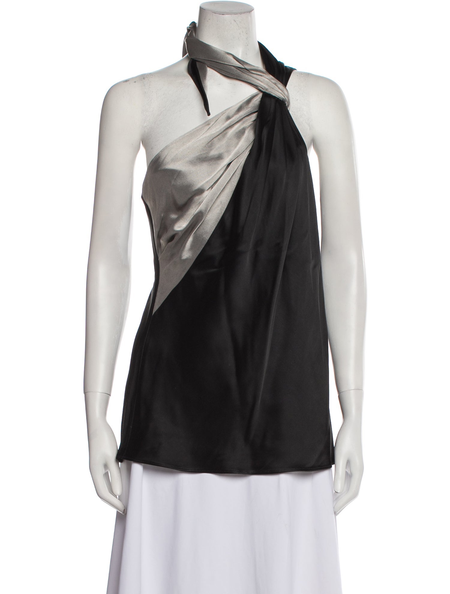 Helmut Lang One-Shoulder Sleeveless Top