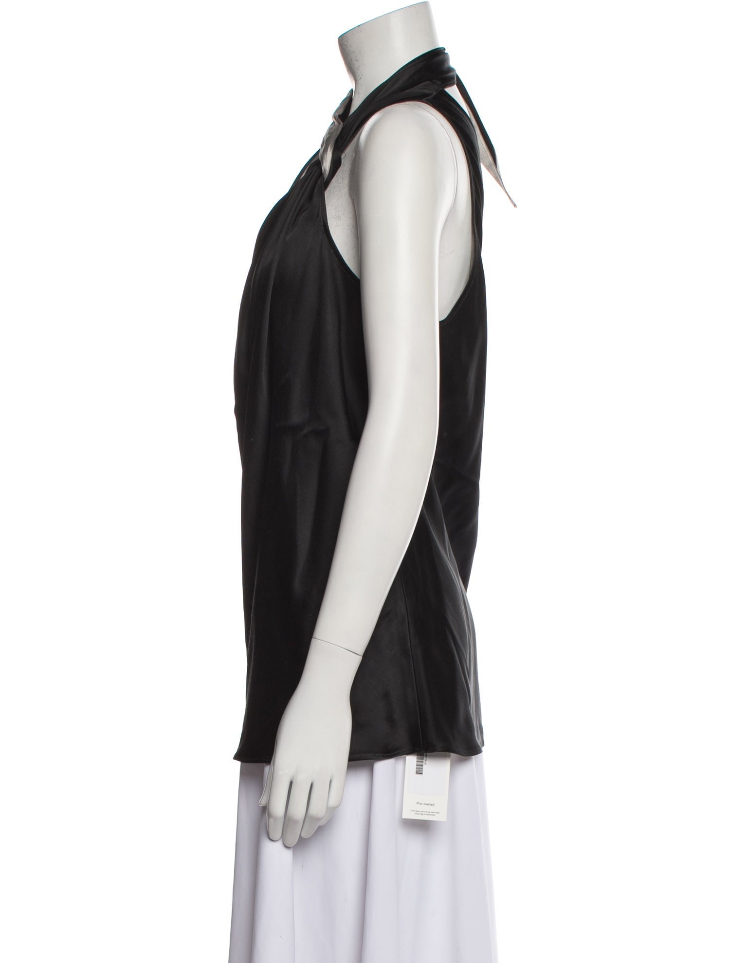 Helmut Lang One-Shoulder Sleeveless Top