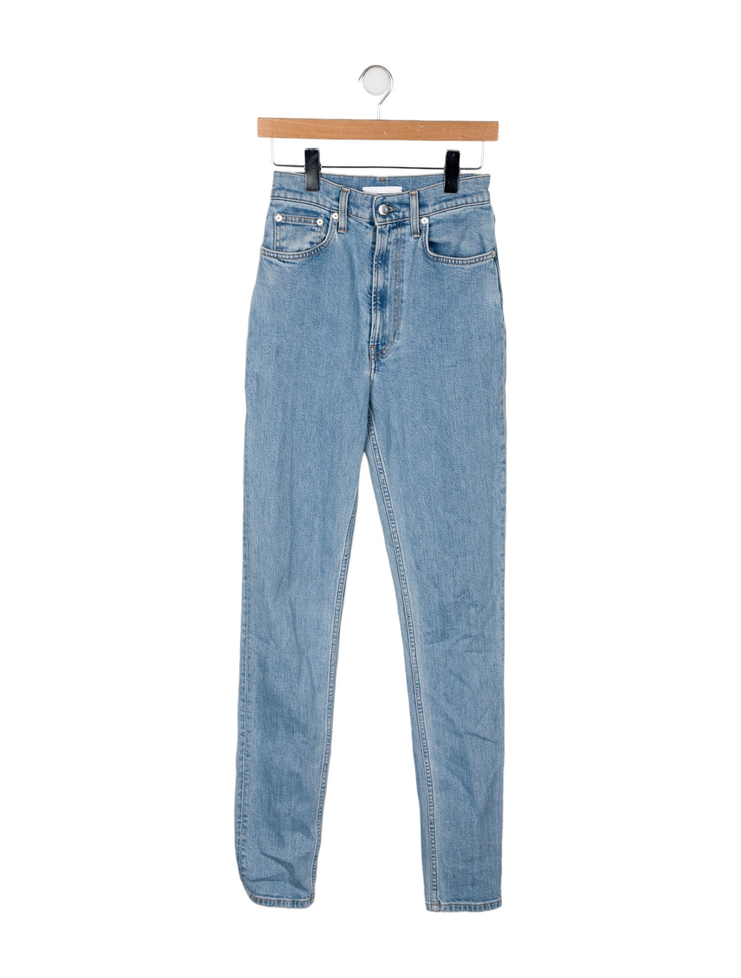 Helmut Lang High-Rise Straight Leg Jeans