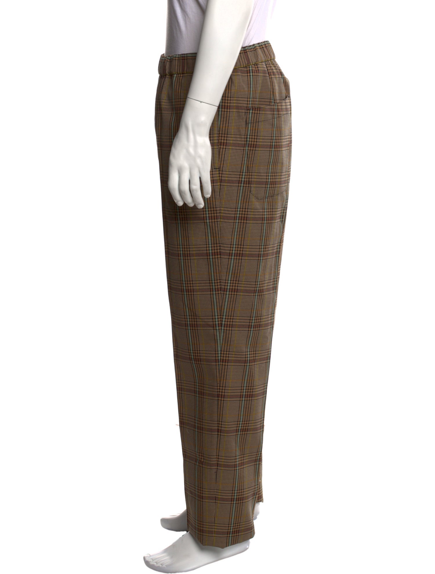 Helmut Lang Plaid Print Pants w/ Tags