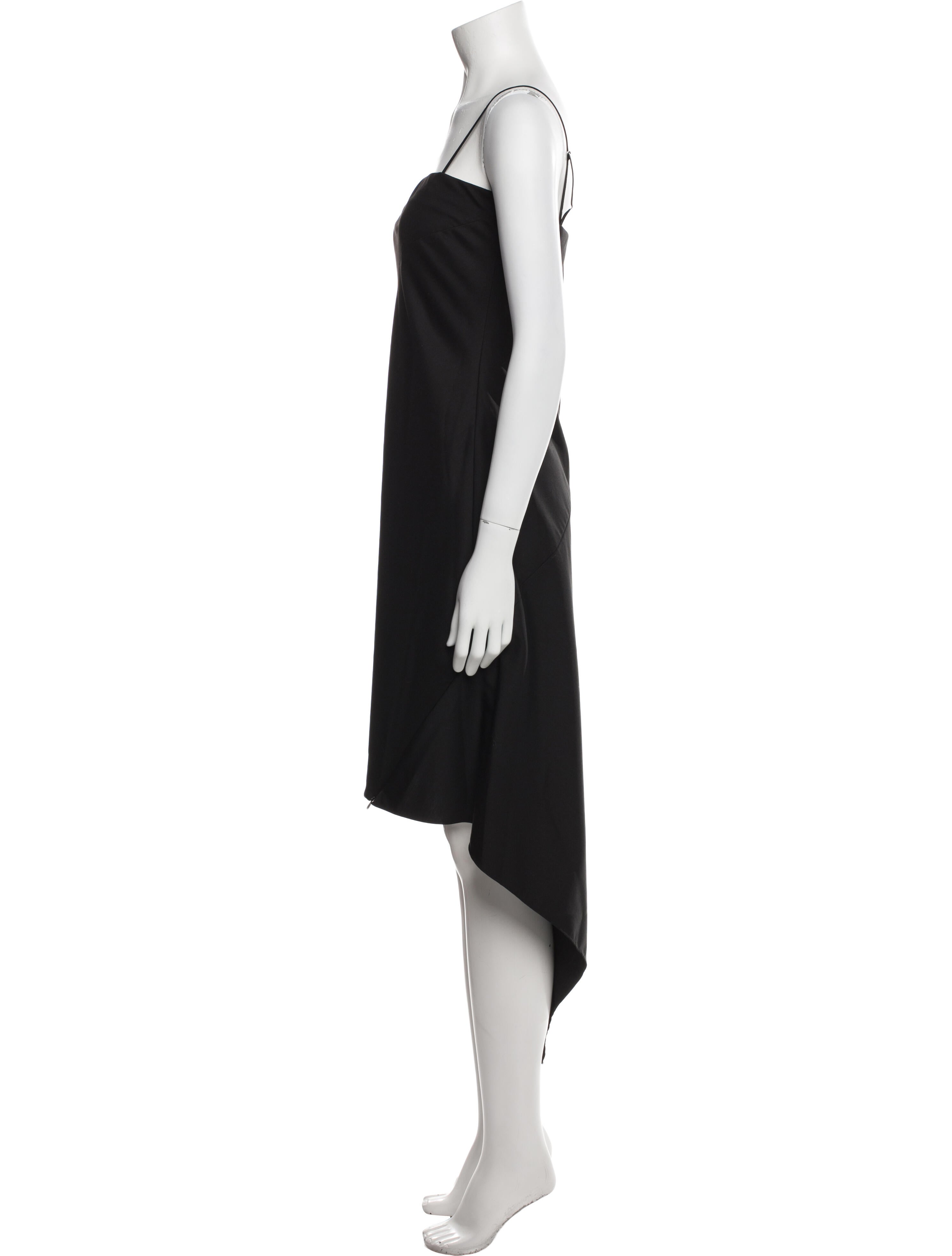 Helmut Lang Virgin Wool Long Dress