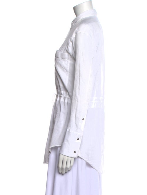 Helmut Lang Long Sleeve Button-Up Top
