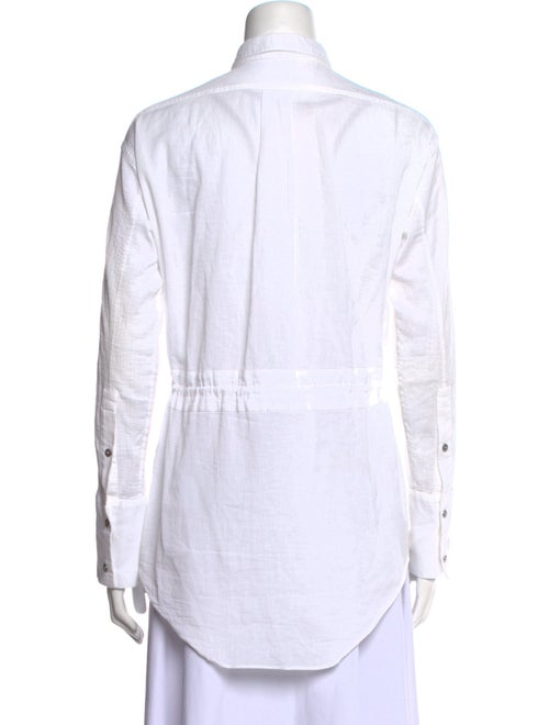 Helmut Lang Long Sleeve Button-Up Top