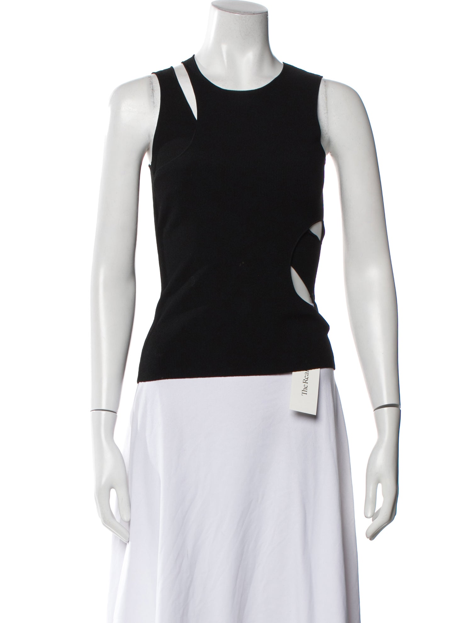 Helmut Lang Crew Neck Sleeveless Top