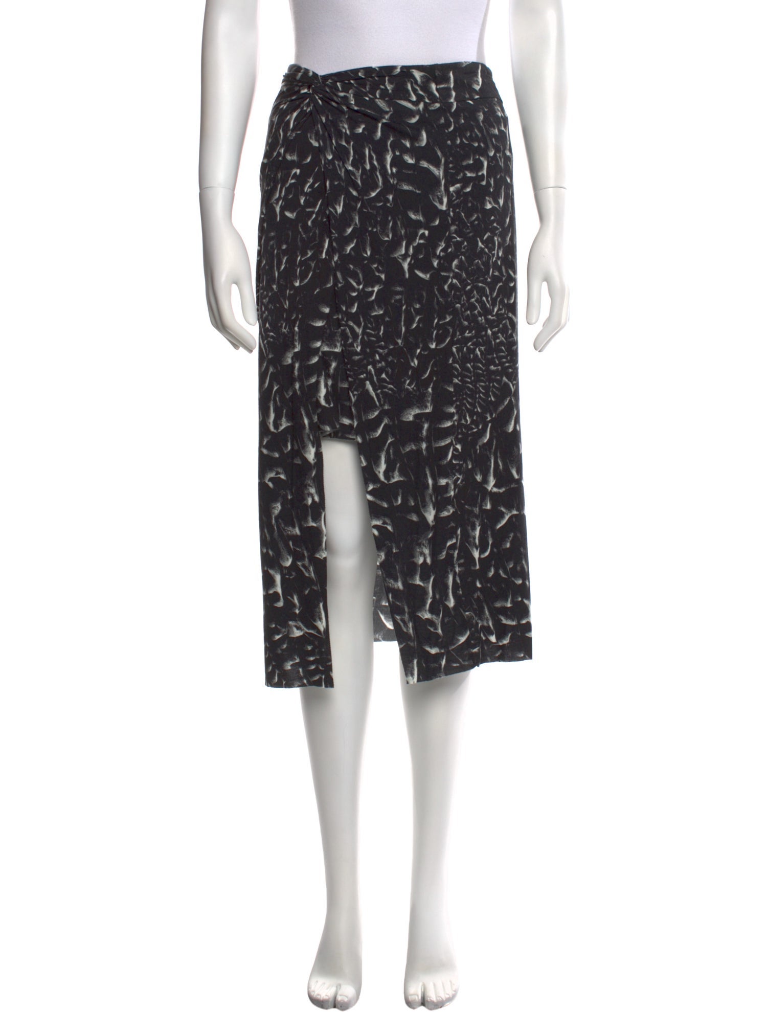 Helmut Lang Printed Midi Length Skirt