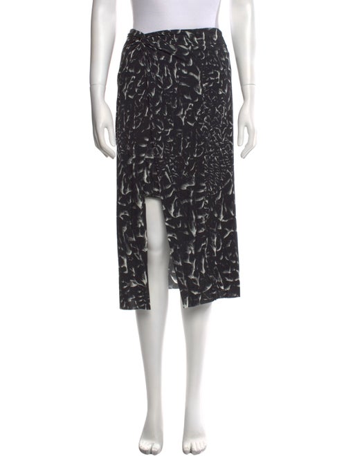 Helmut Lang Printed Midi Length Skirt