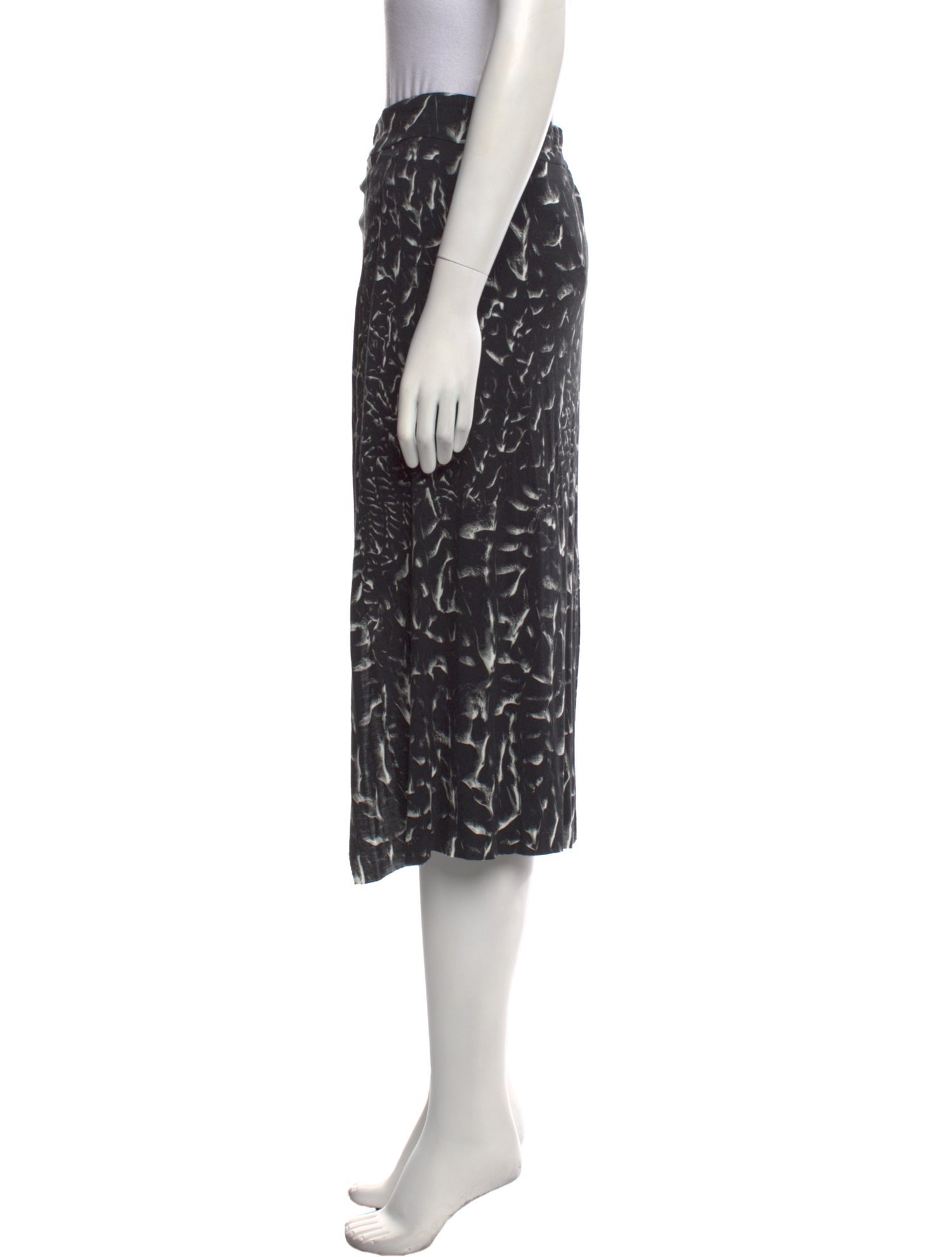 Helmut Lang Printed Midi Length Skirt