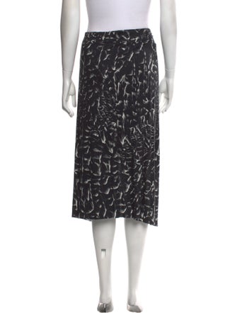 Helmut Lang Printed Midi Length Skirt