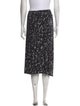 Helmut Lang Printed Midi Length Skirt
