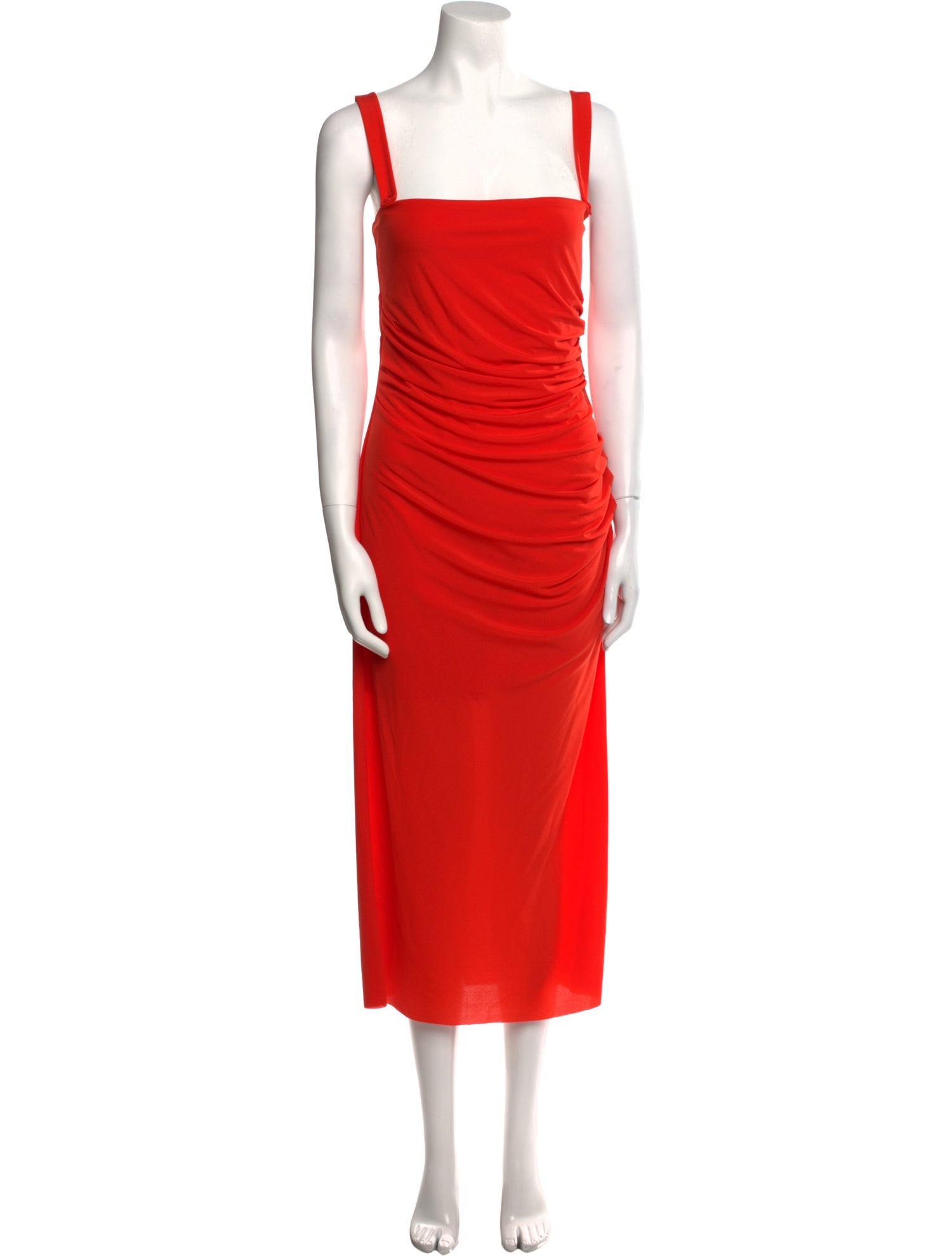 Helmut Lang Square Neckline Long Dress