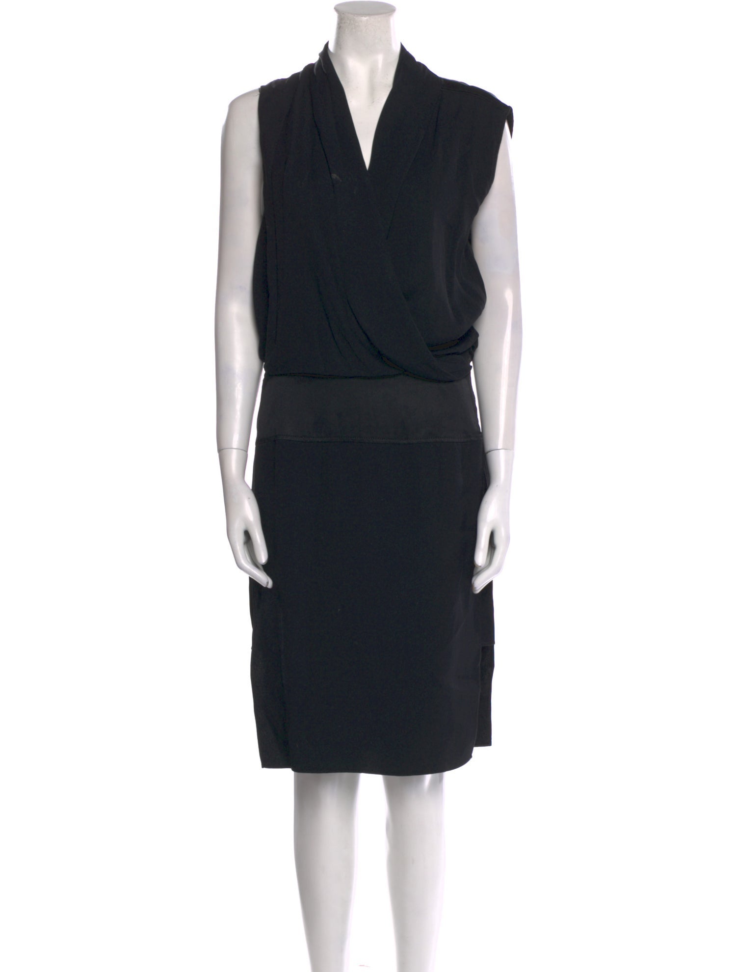 Helmut Lang Cowl Neck Mini Dress