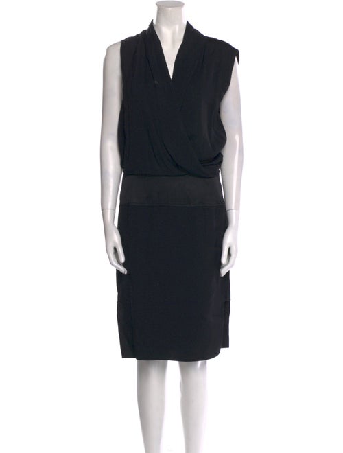 Helmut Lang Cowl Neck Mini Dress