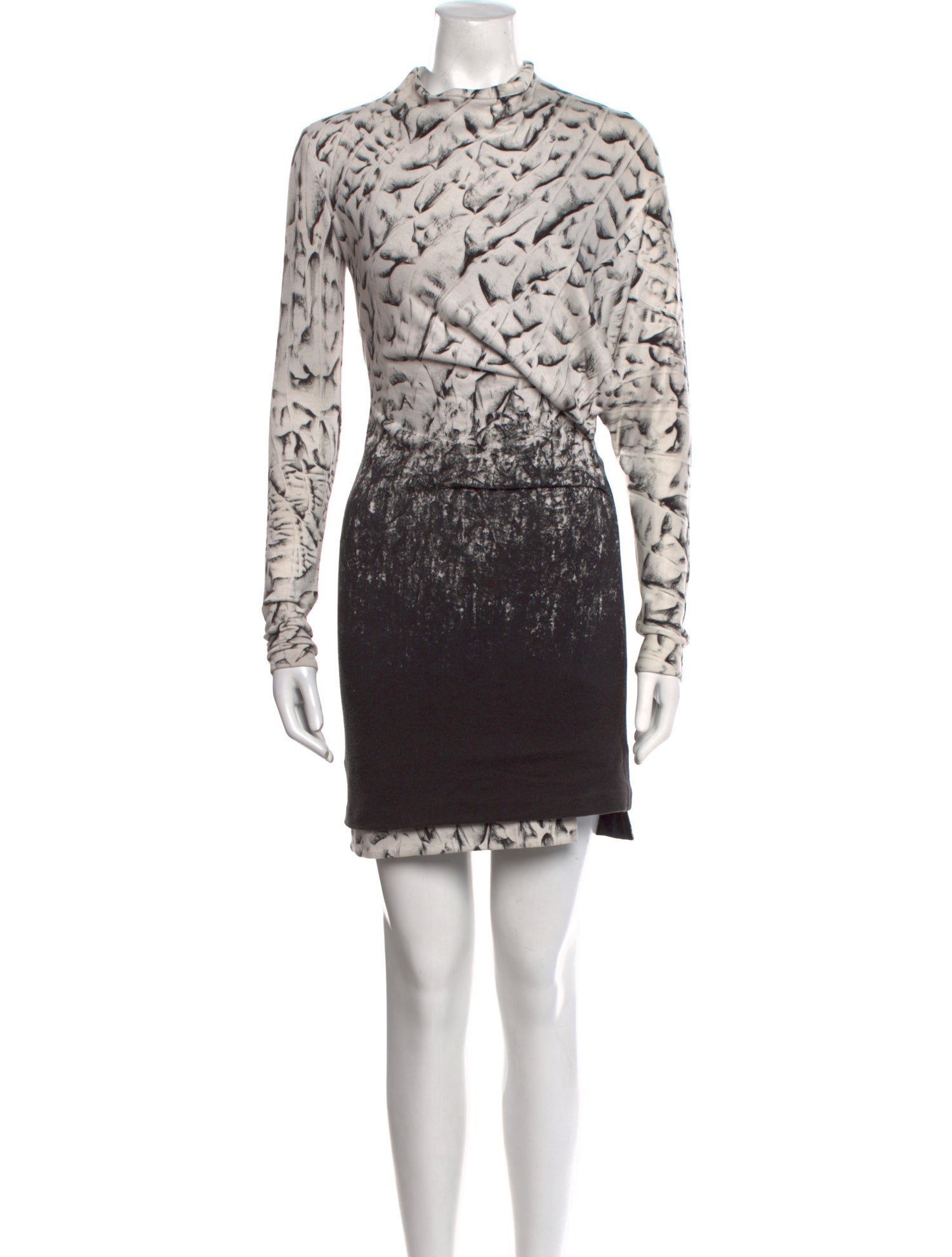 Helmut Lang Printed Mini Dress