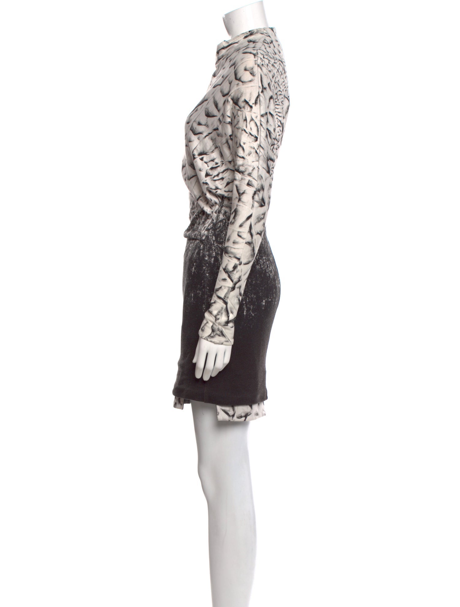 Helmut Lang Printed Mini Dress