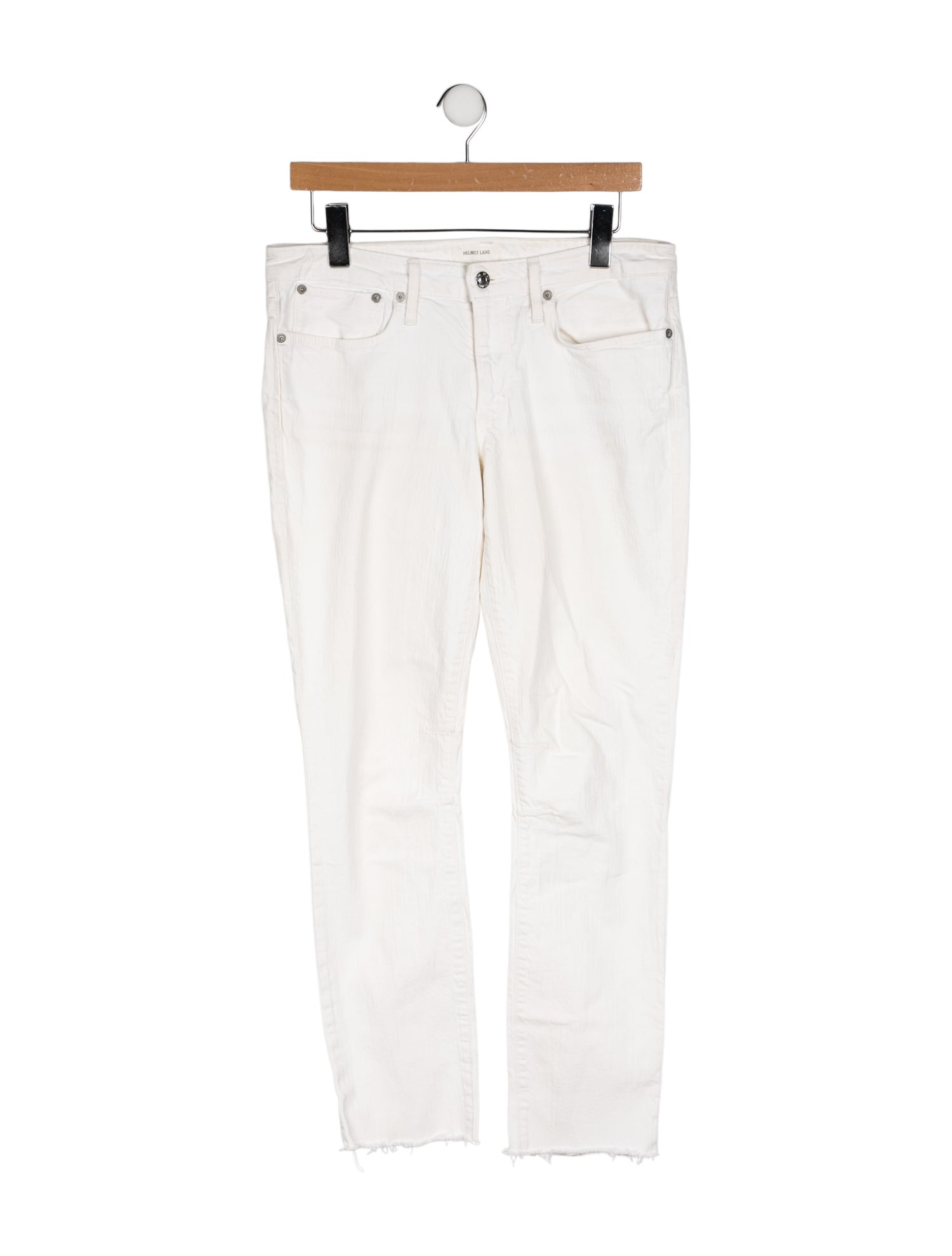 Helmut Lang Mid-Rise Straight Leg Jeans