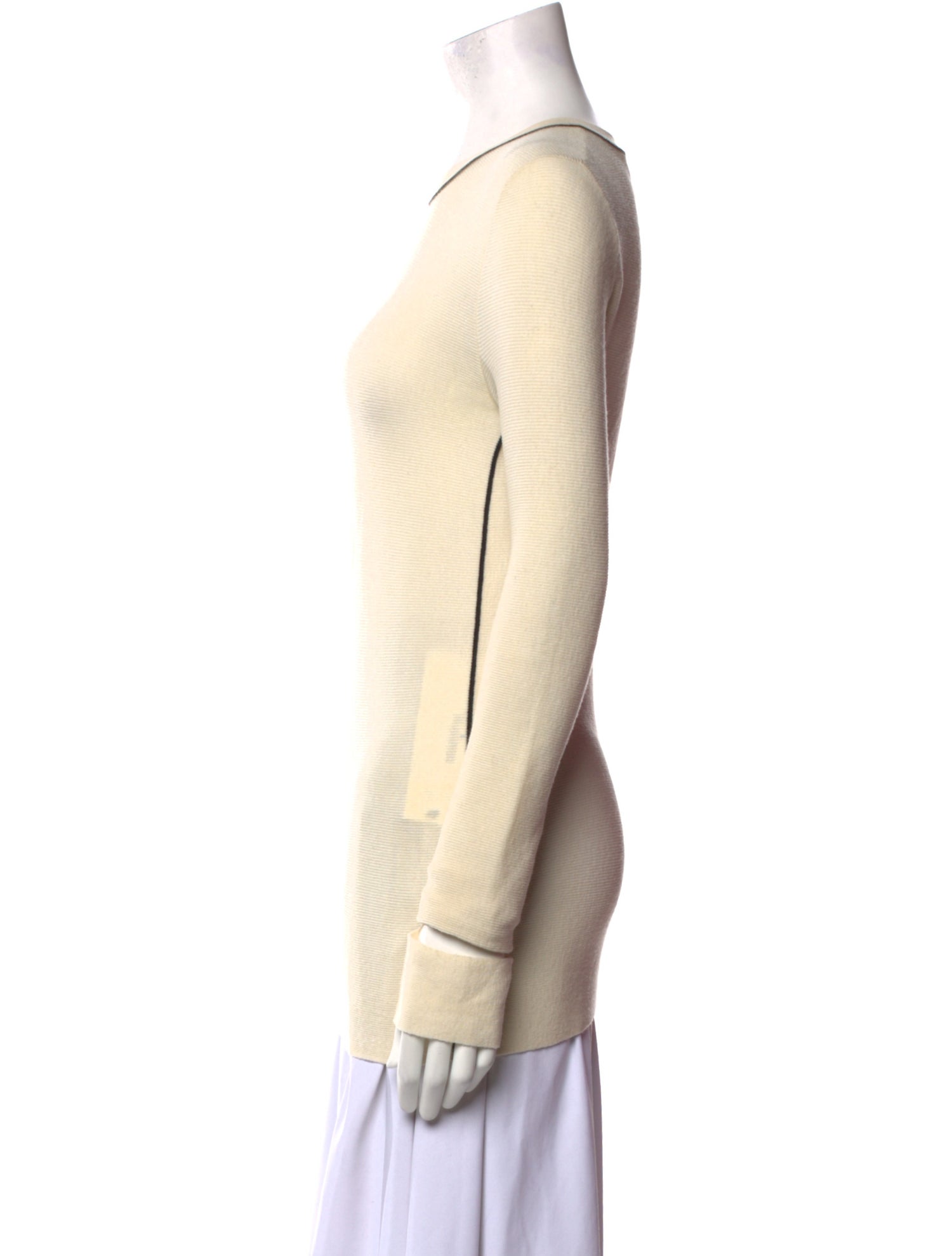 Helmut Lang Wool Scoop Neck Sweater