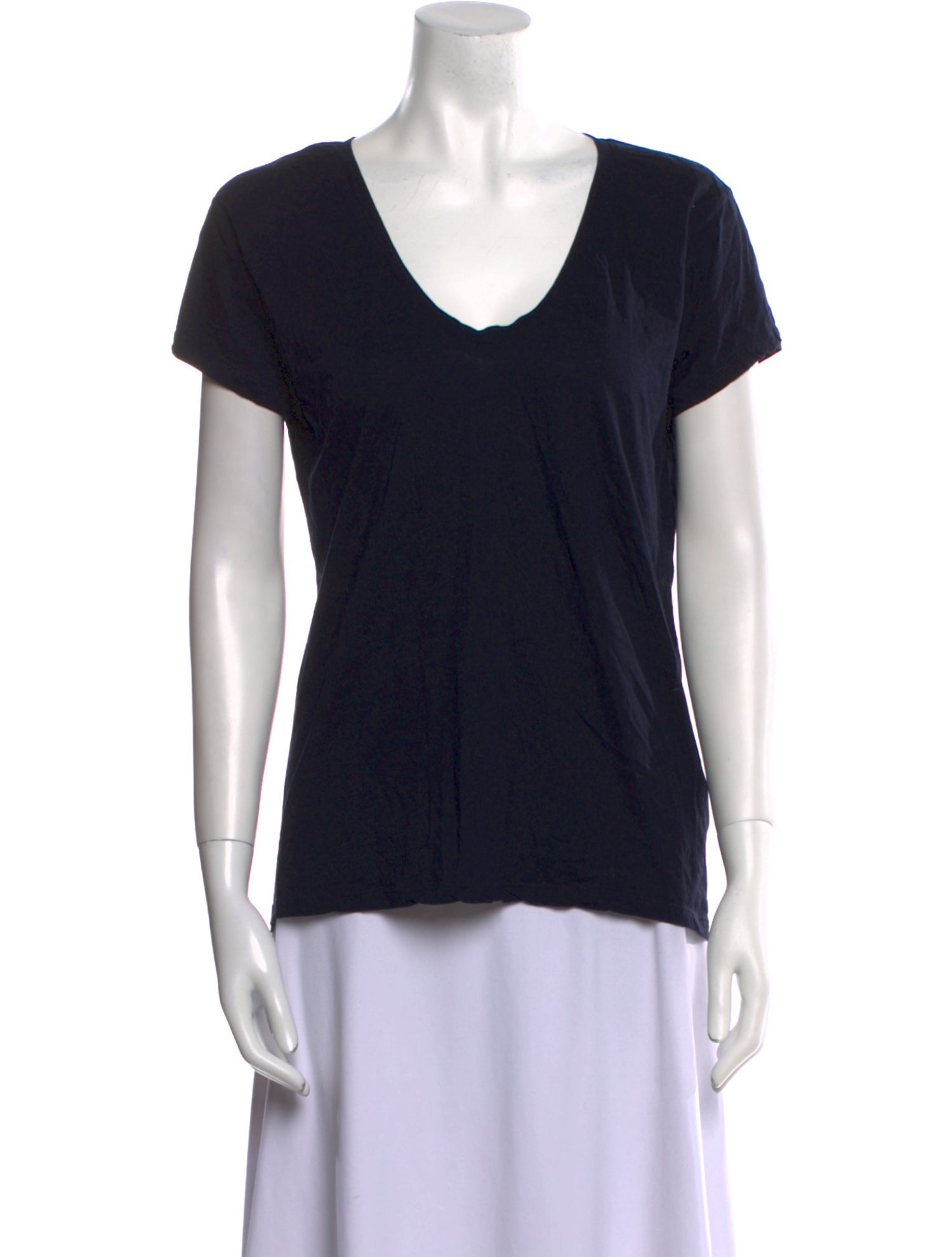 Helmut Lang Scoop Neck Short Sleeve T-Shirt