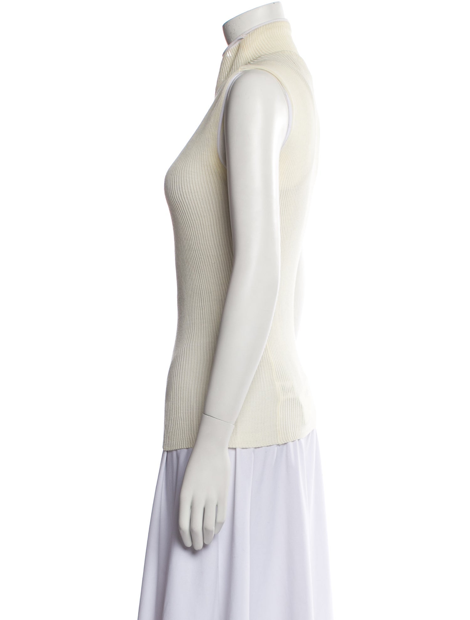 Helmut Lang Turtleneck Sleeveless Top