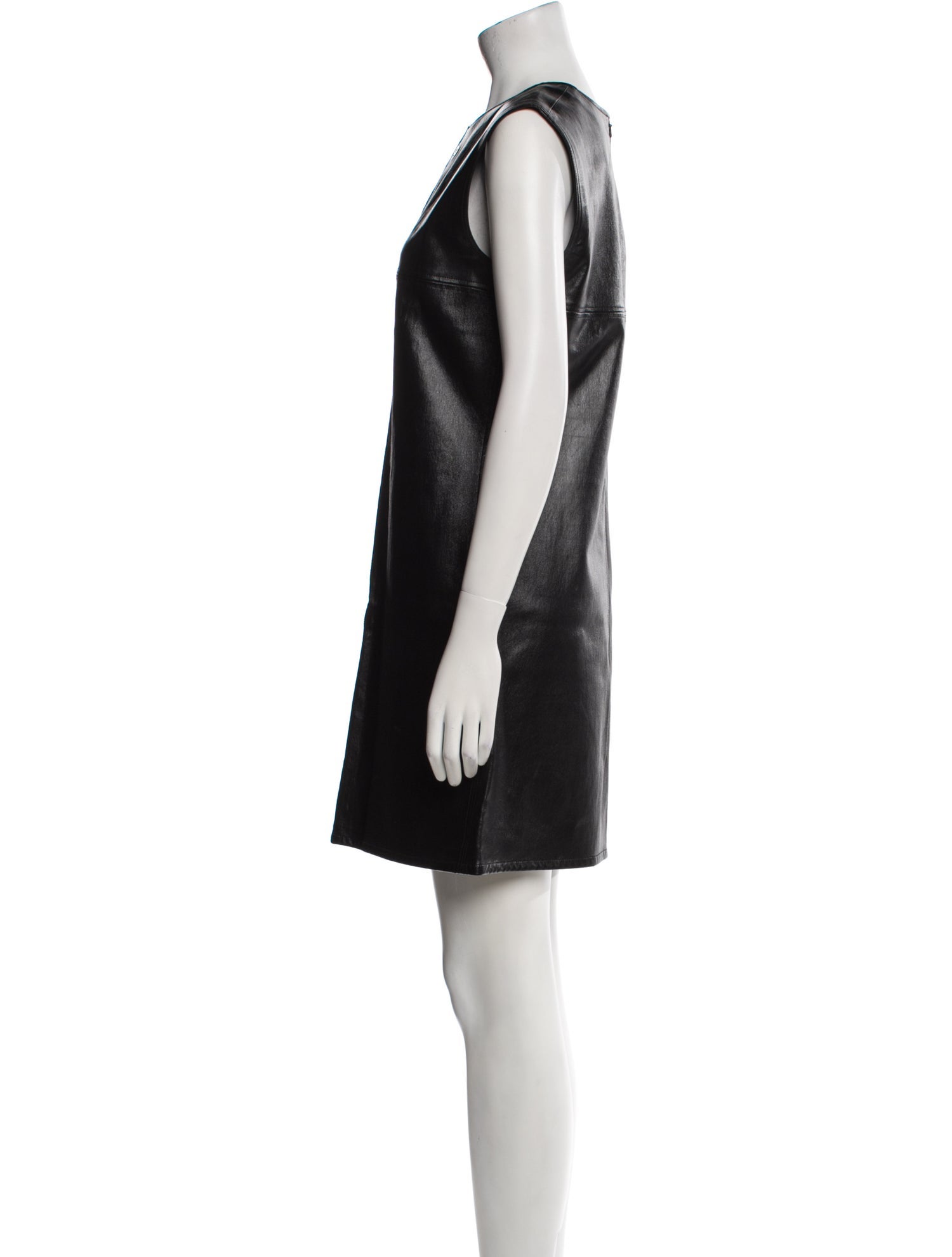 Helmut Lang Lamb Leather Mini Dress