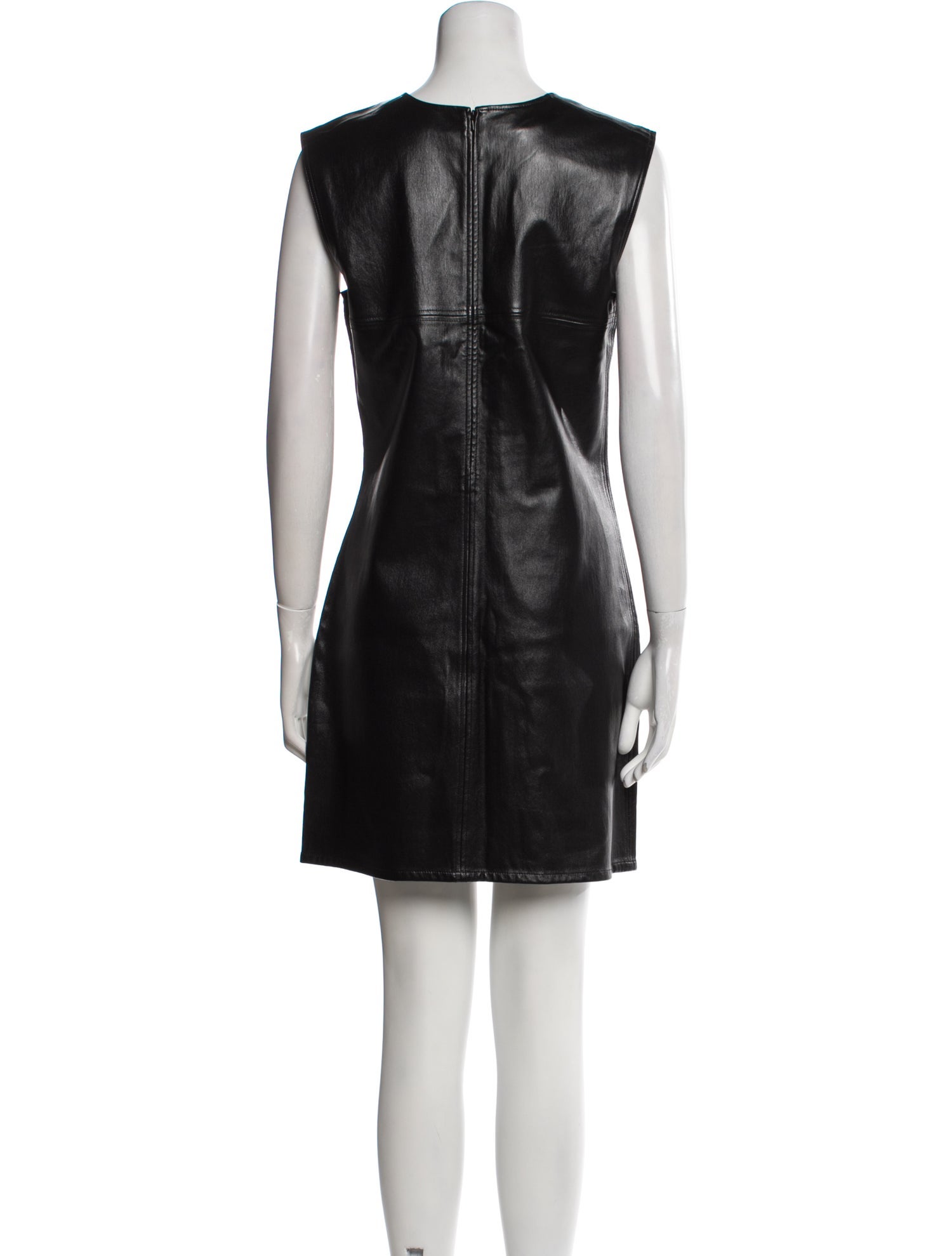 Helmut Lang Lamb Leather Mini Dress