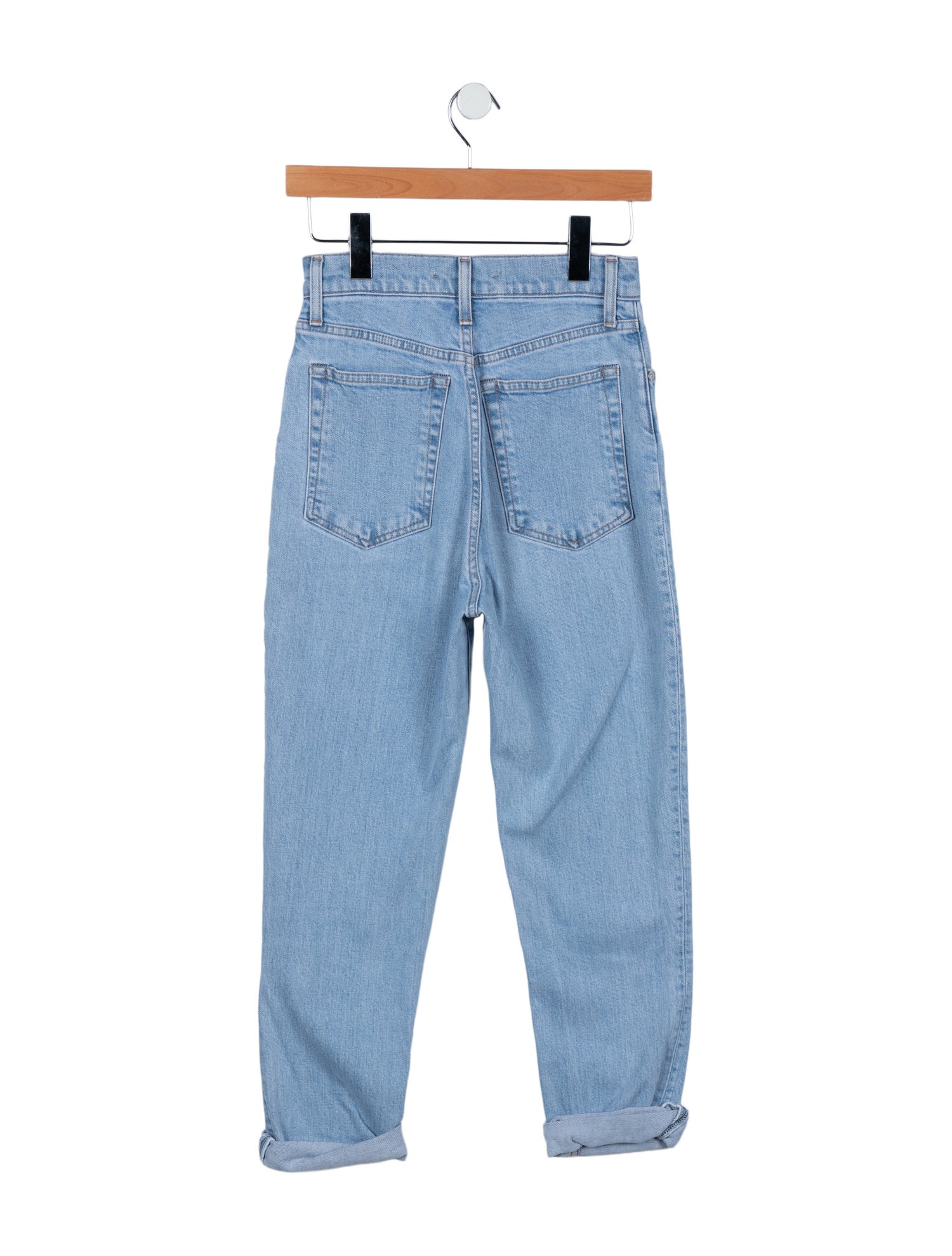 Helmut Lang High-Rise Straight Leg Jeans