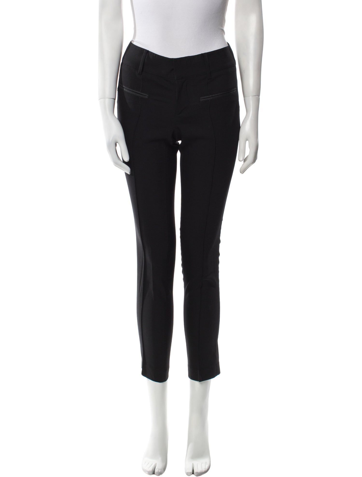 Helmut Lang Wool Skinny Leg Pants