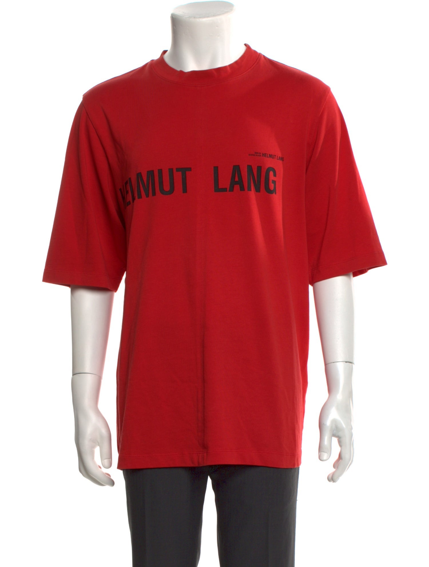 Helmut Lang Graphic Print Crew Neck T-Shirt