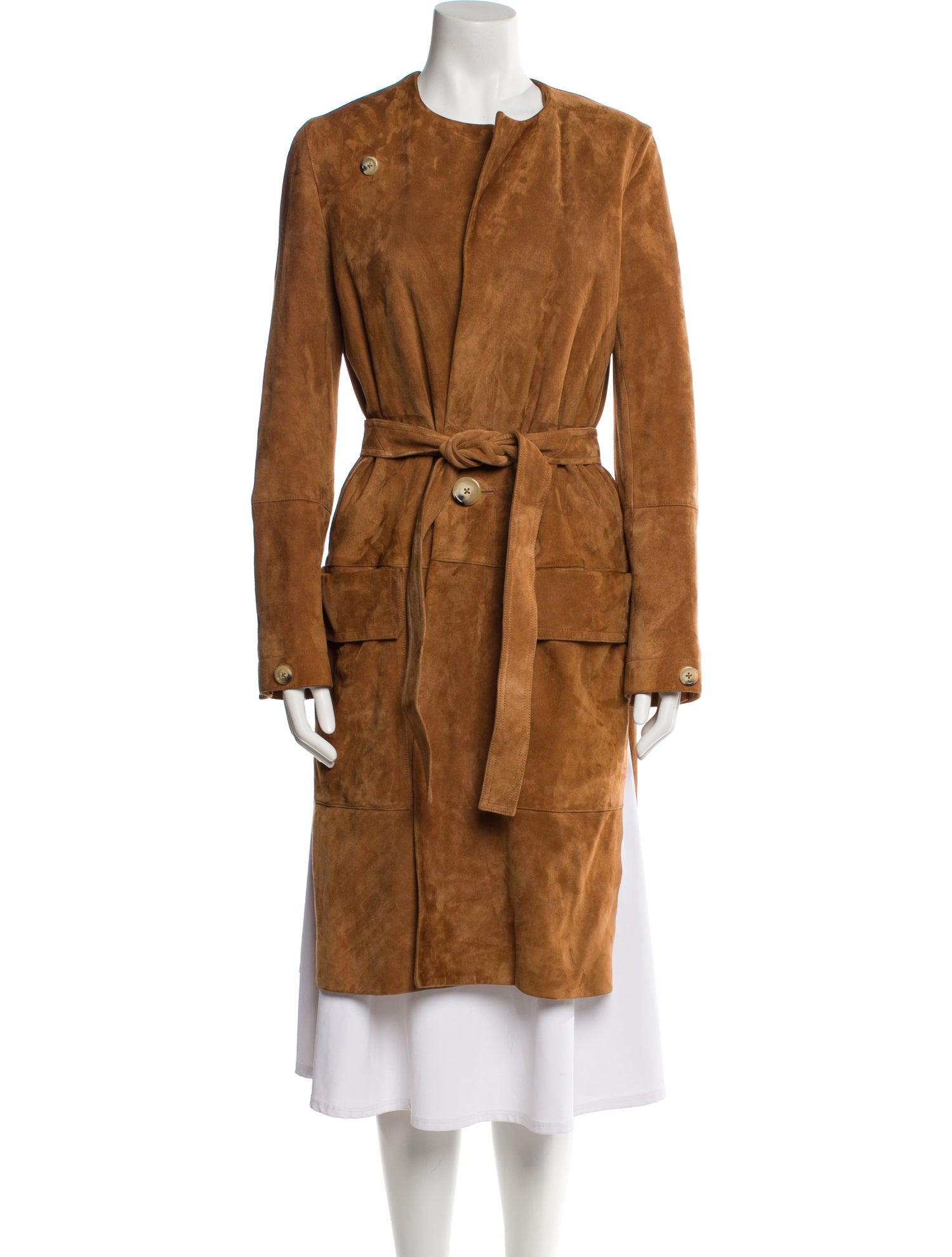 Helmut Lang Lamb Leather Trench Coat
