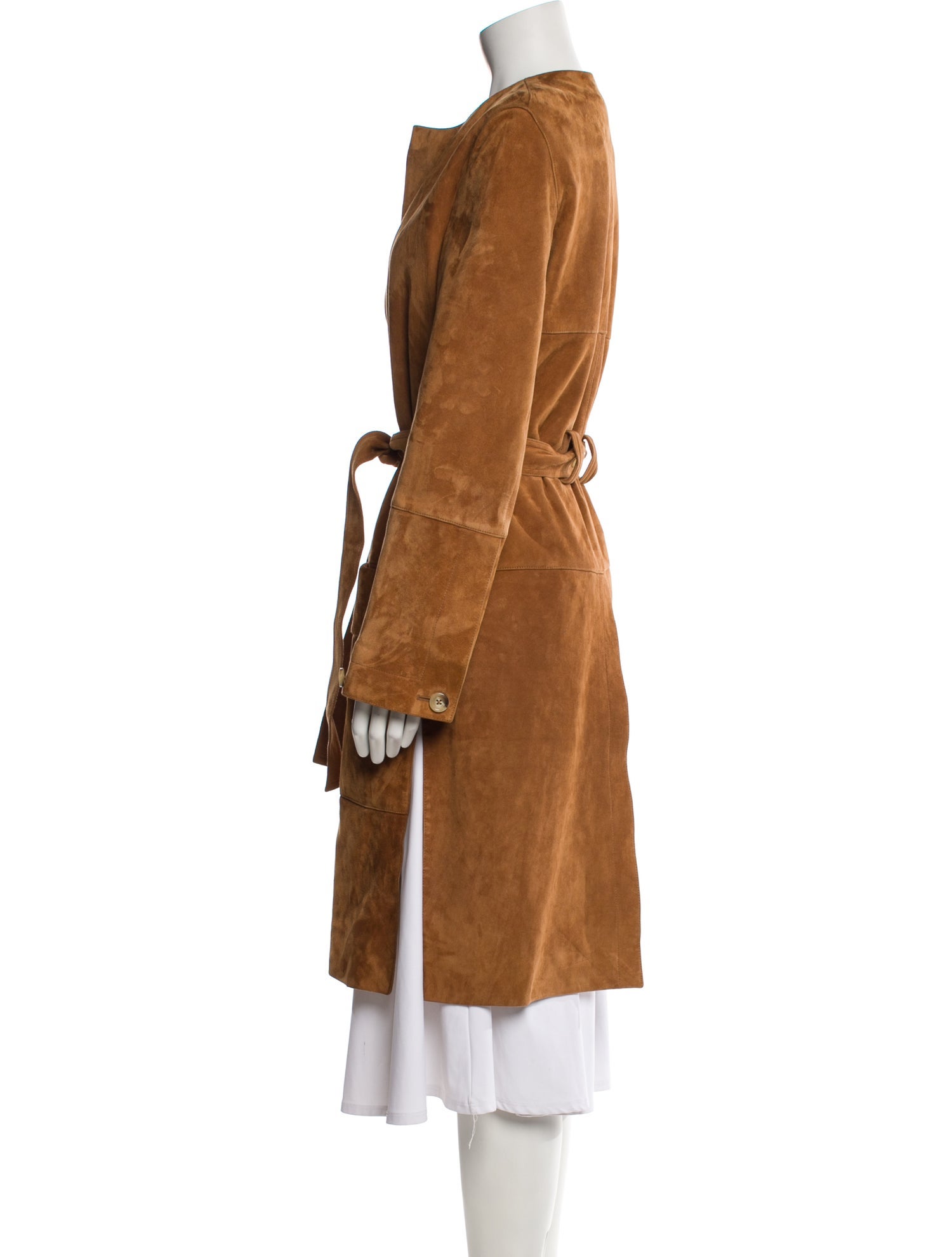 Helmut Lang Lamb Leather Trench Coat