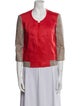 Helmut Lang Linen Colorblock Pattern Jacket