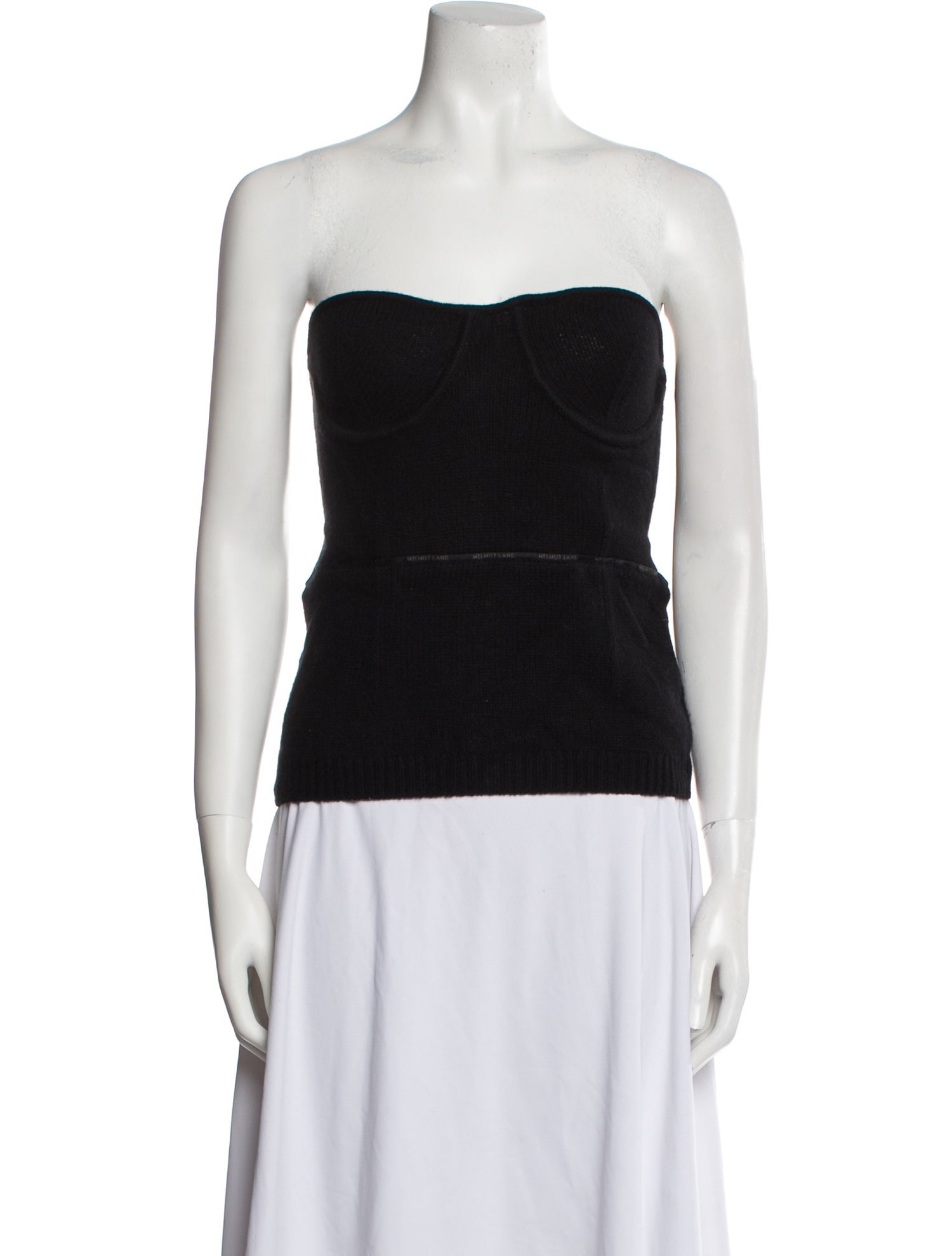 Helmut Lang Wool Strapless Top w/ Tags
