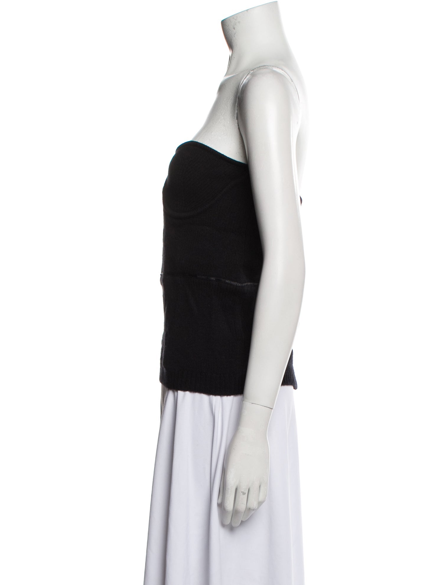 Helmut Lang Wool Strapless Top w/ Tags
