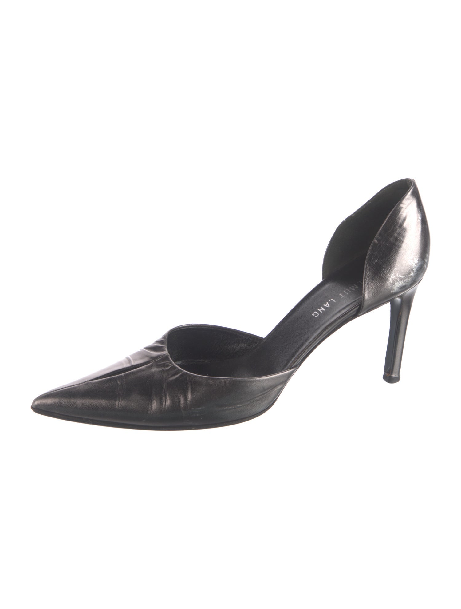 Helmut Lang Vintage Leather D'Orsay Pumps