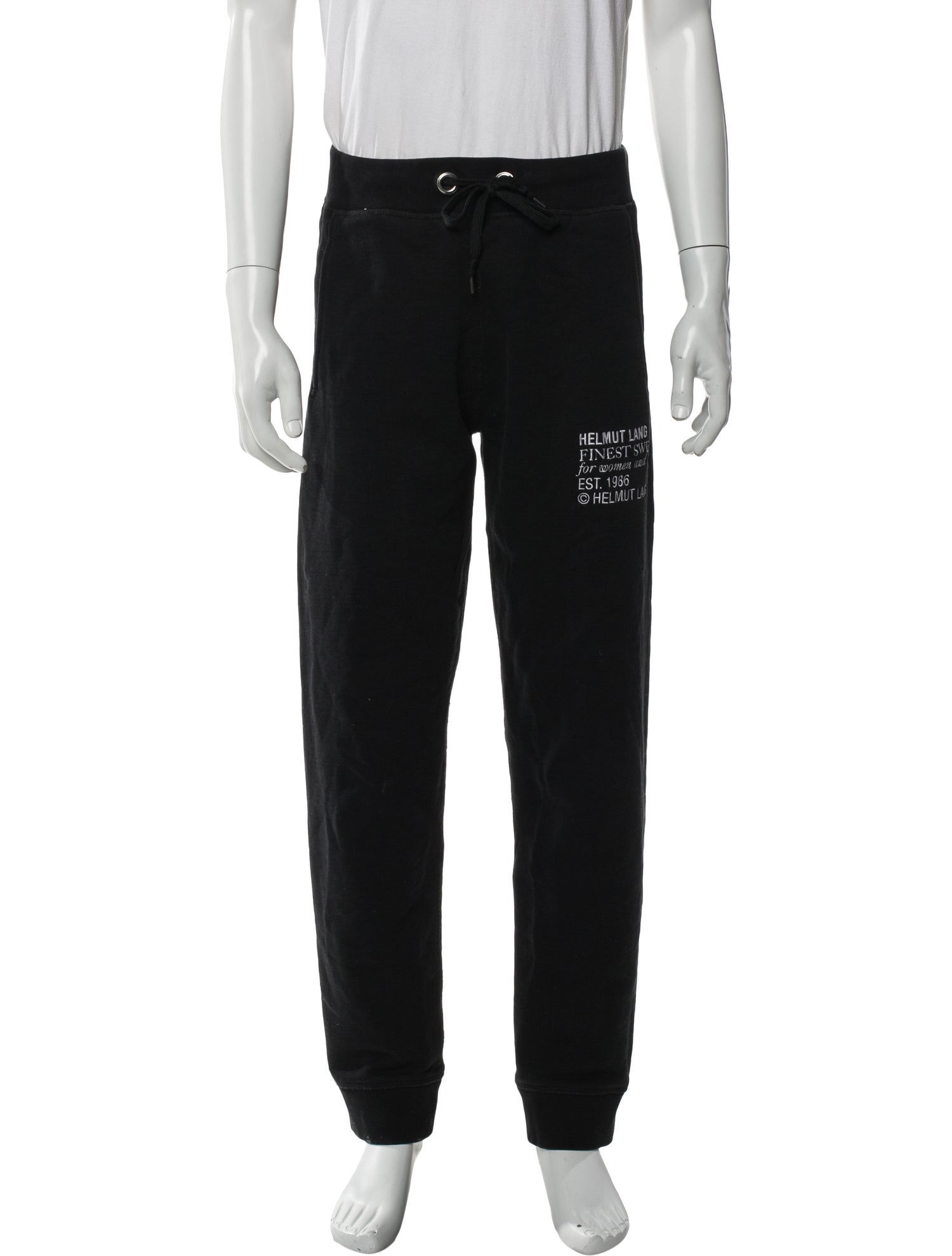 Helmut Lang Graphic Print Lounge Bottoms