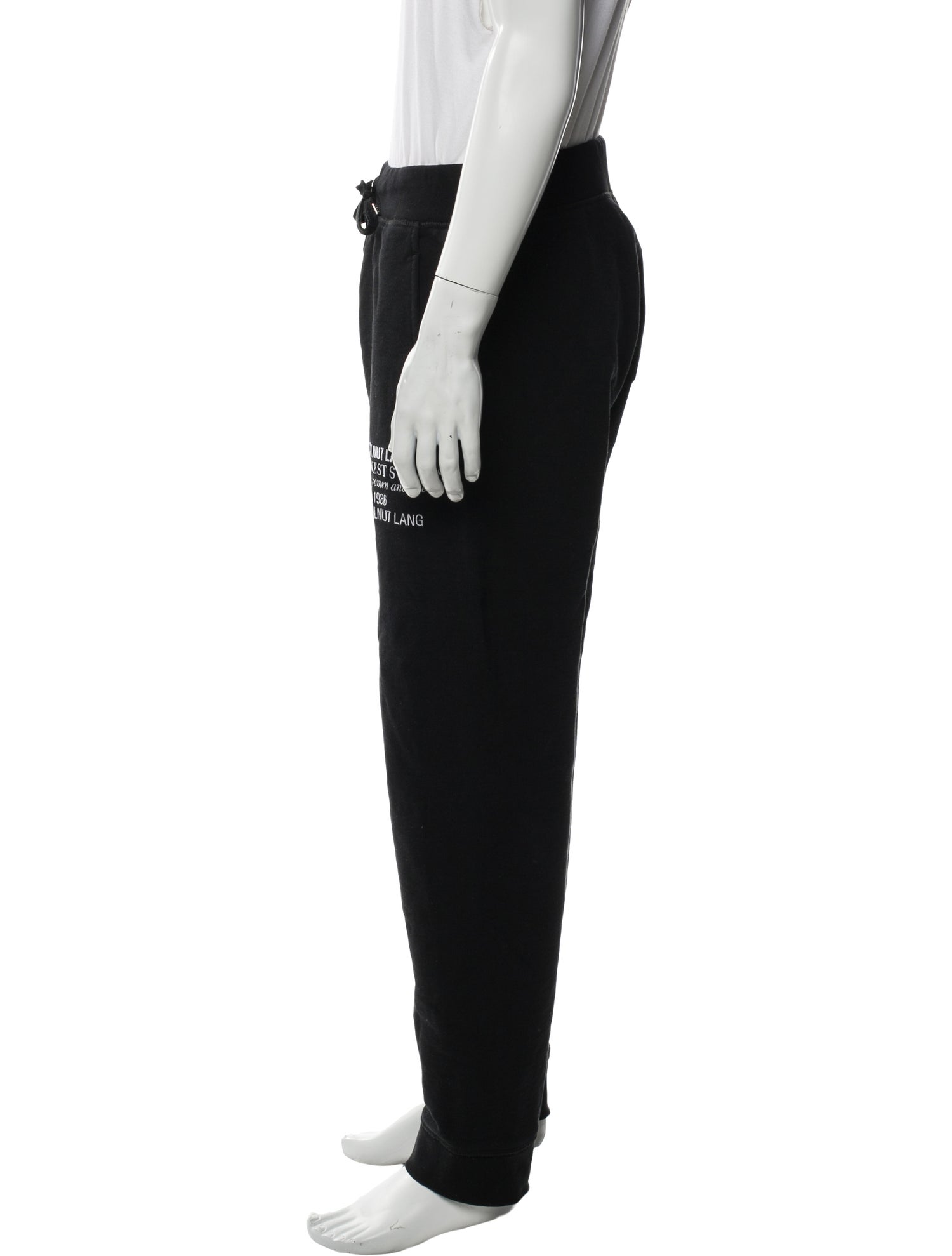 Helmut Lang Graphic Print Lounge Bottoms