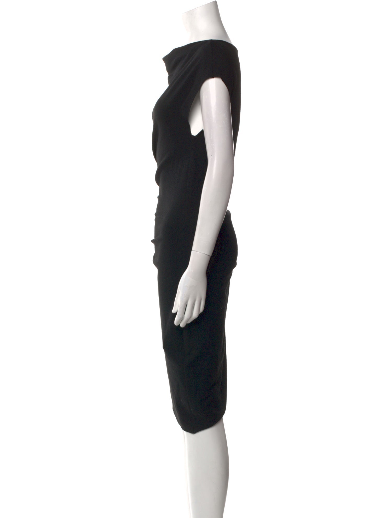 Helmut Lang Wool Midi Length Dress
