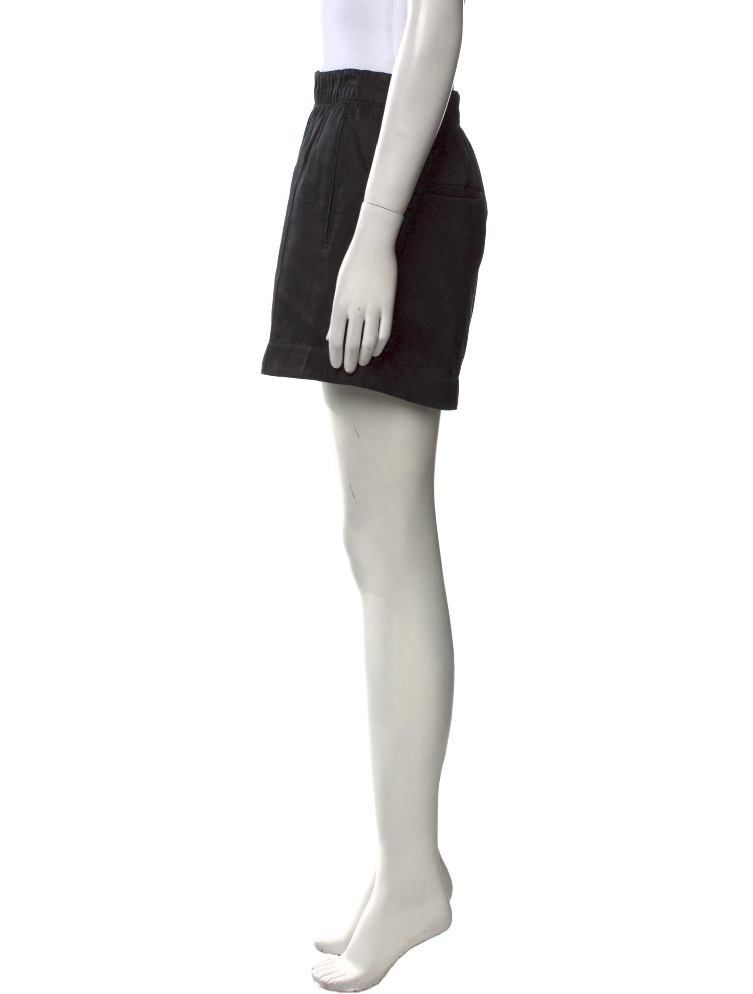 Helmut Lang Silk Mini Shorts