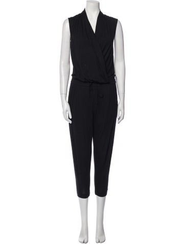 Helmut Lang Jumpsuits and Rompers V-Neck Jumpsuit Petite