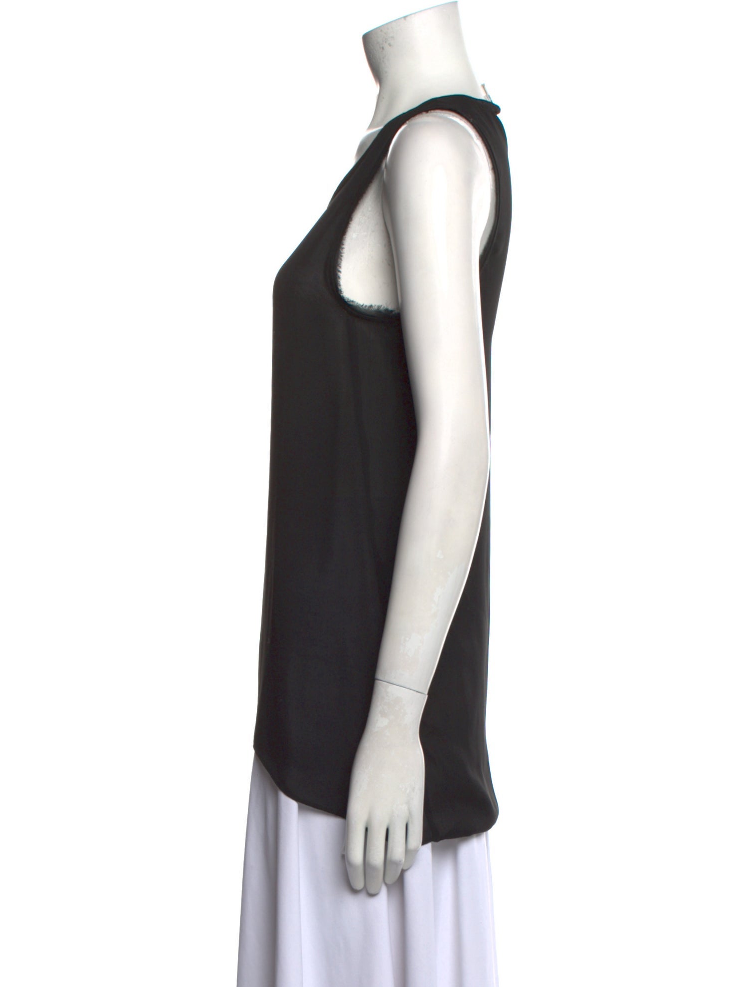 Helmut Lang Scoop Neck Sleeveless Top