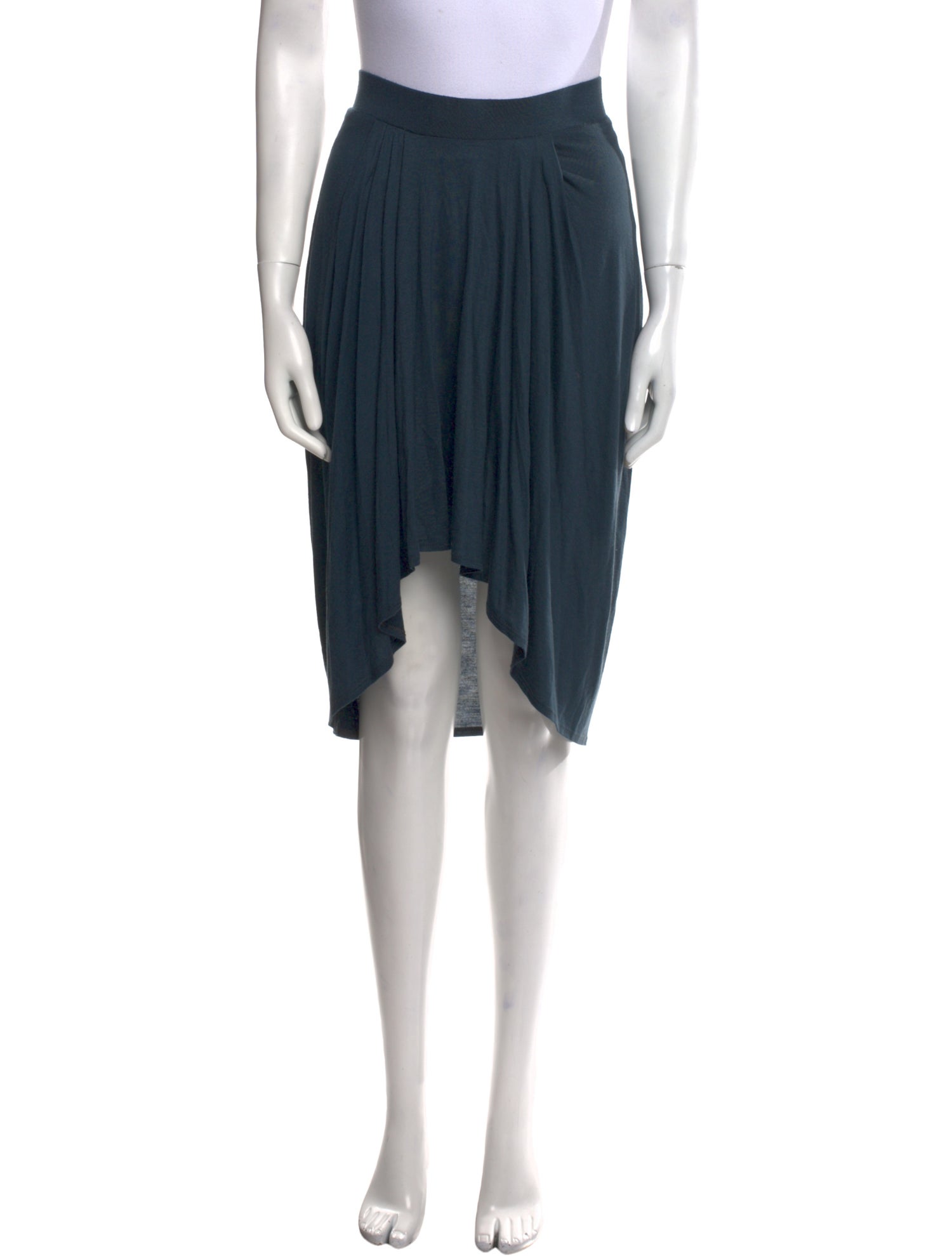 Helmut Lang Pleated Accents Knee-Length Skirt w/ Tags