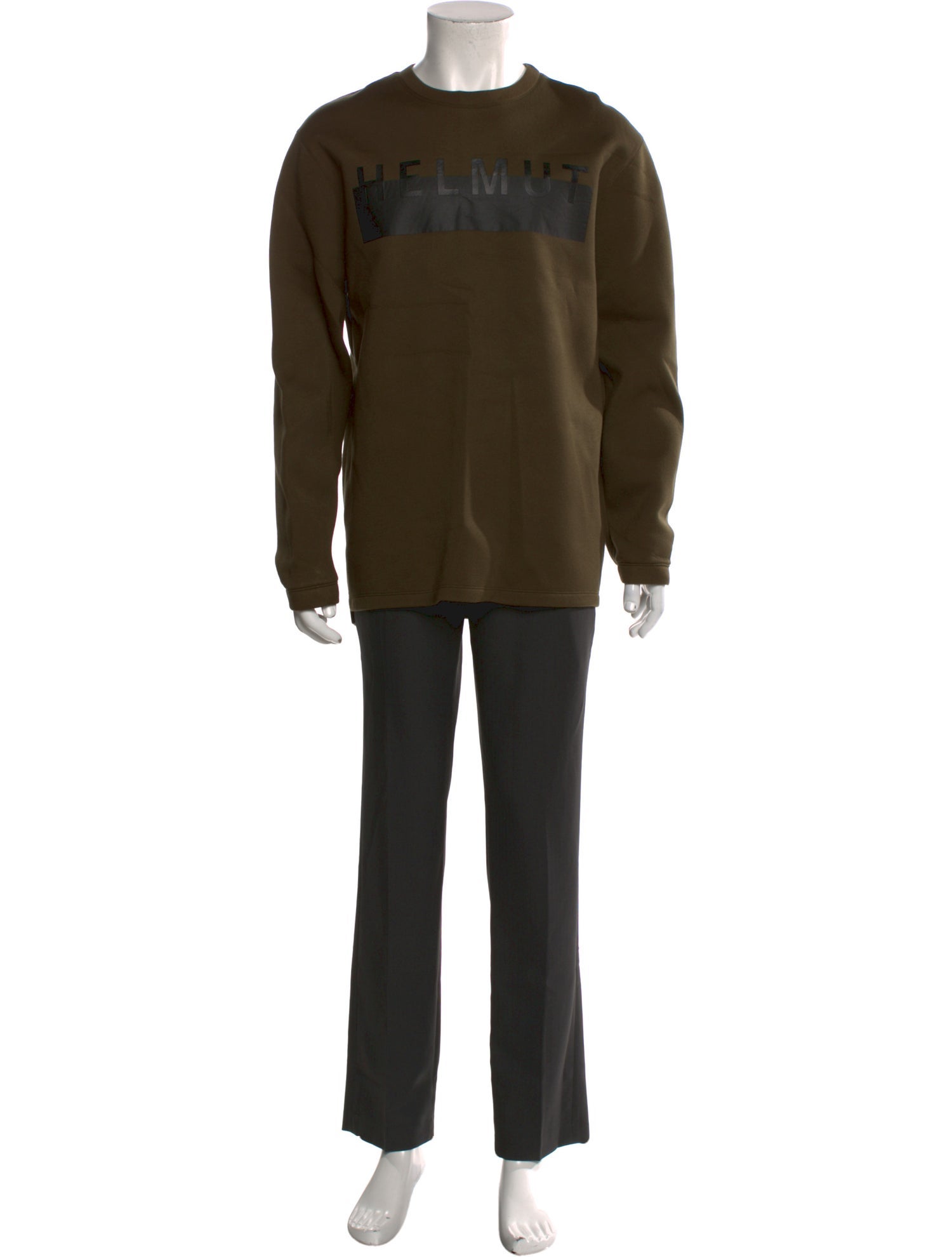 Helmut Lang Crew Neck Long Sleeve Sweatshirt