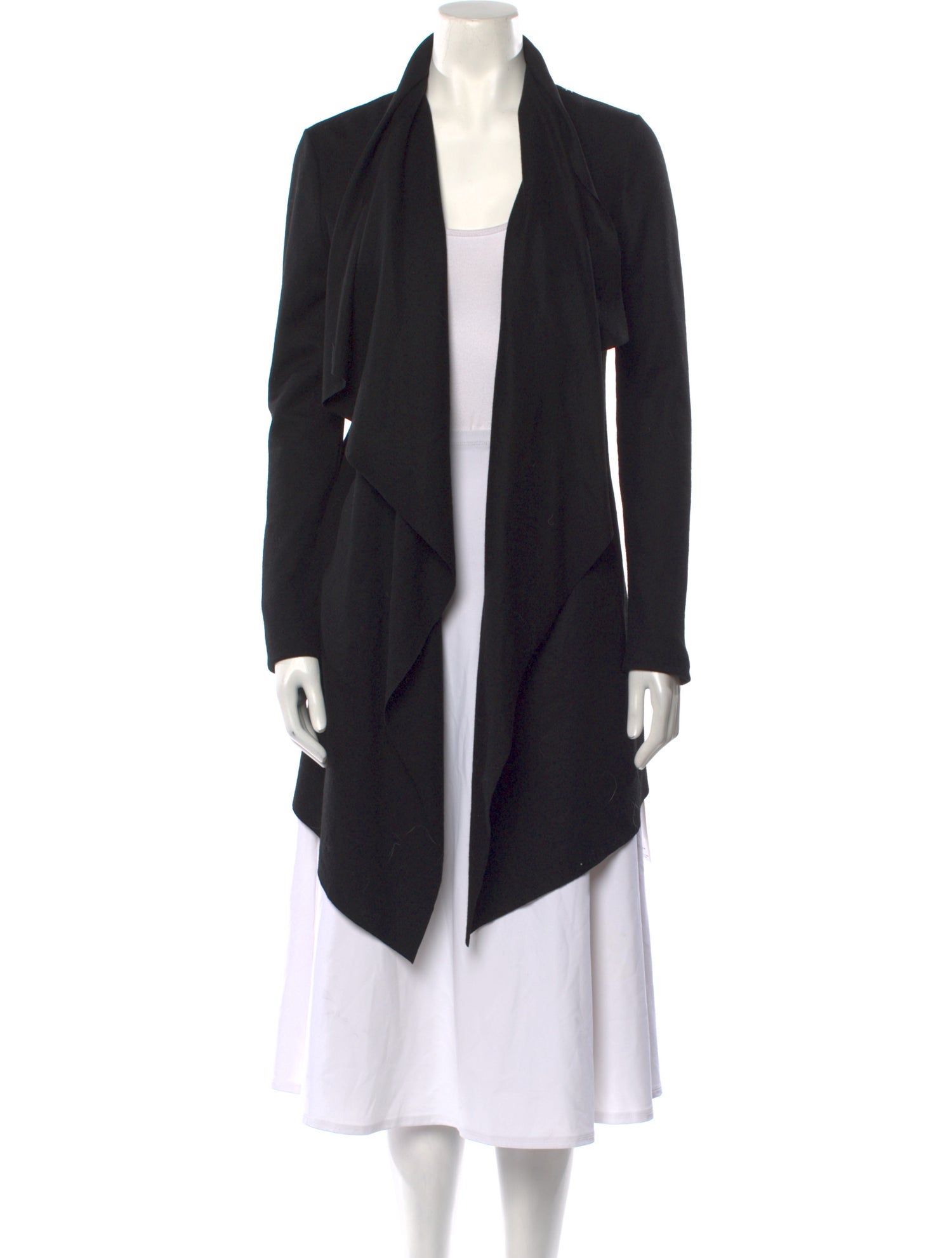 Helmut Lang Wool Open Front Sweater