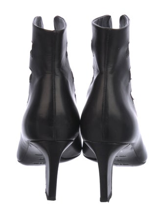 Helmut Lang Leather Lasercut Accents Pumps