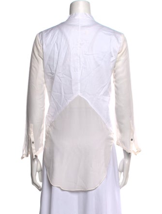 Helmut Lang Long Sleeve Button-Up Top